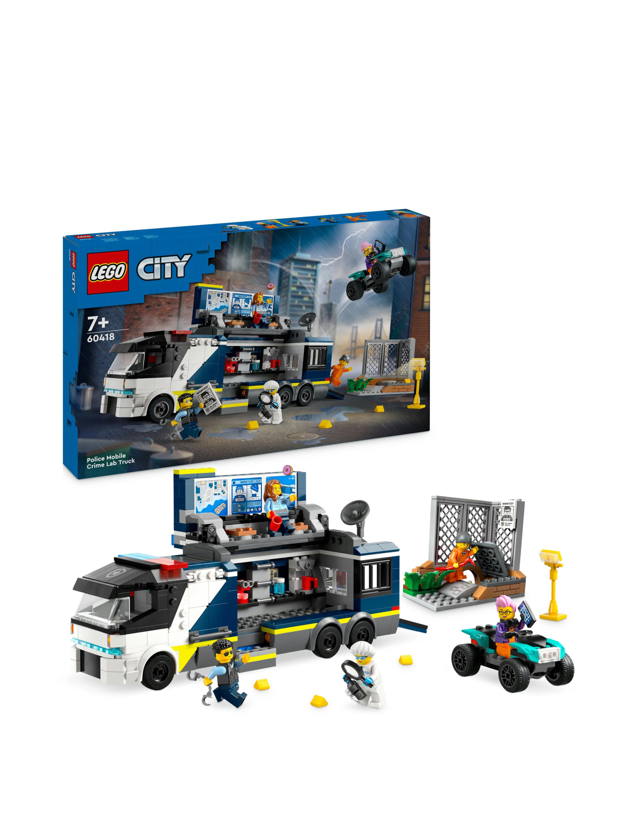 LEGO® City Police Mobile Crime Lab Truck Toy  (7+ Yrs) 1 of 6