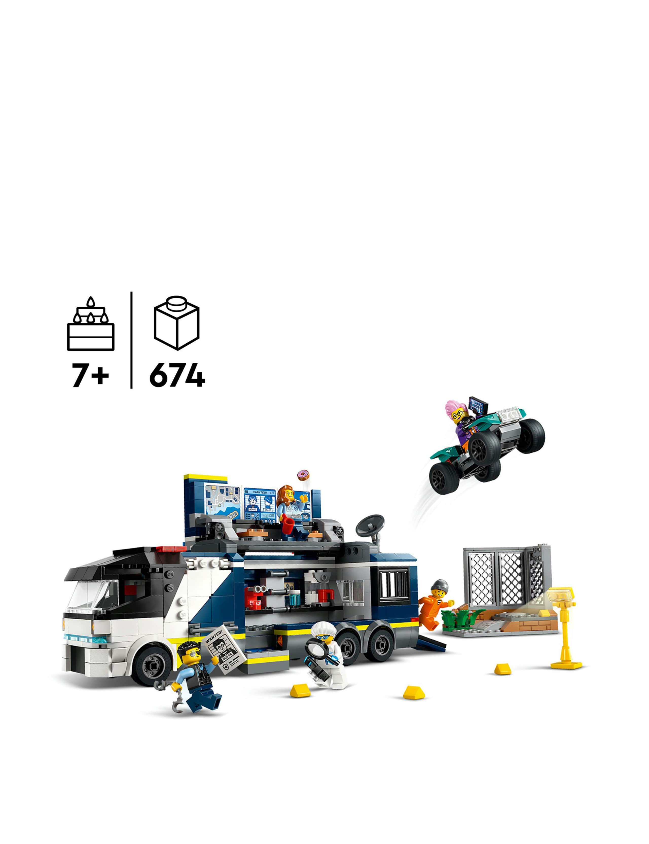 LEGO® City Police Mobile Crime Lab Truck Toy  (7+ Yrs) 3 of 6
