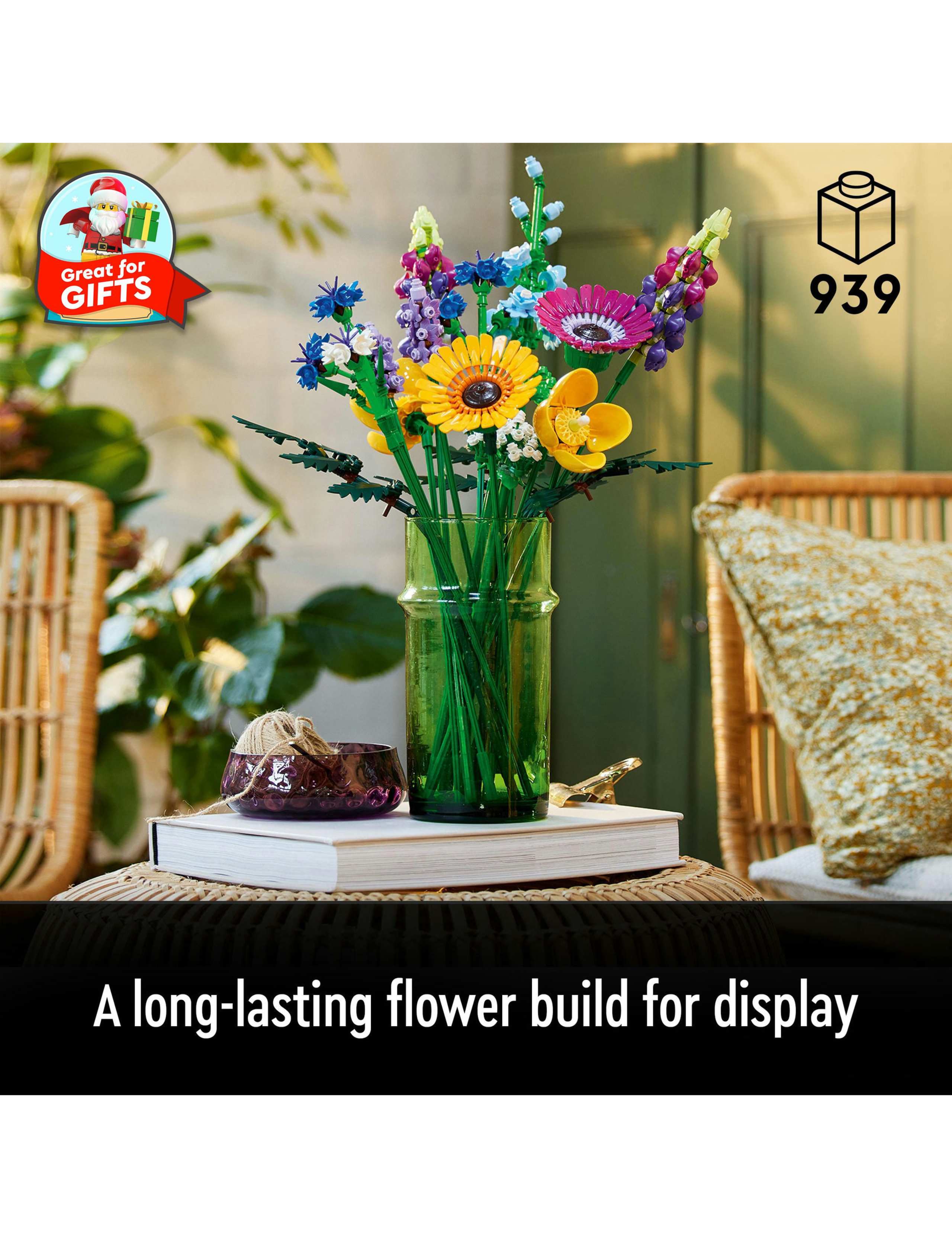 LEGO® Icons Wildflower Bouquet Set for Adults 10313 (18+ Yrs) 2 of 6