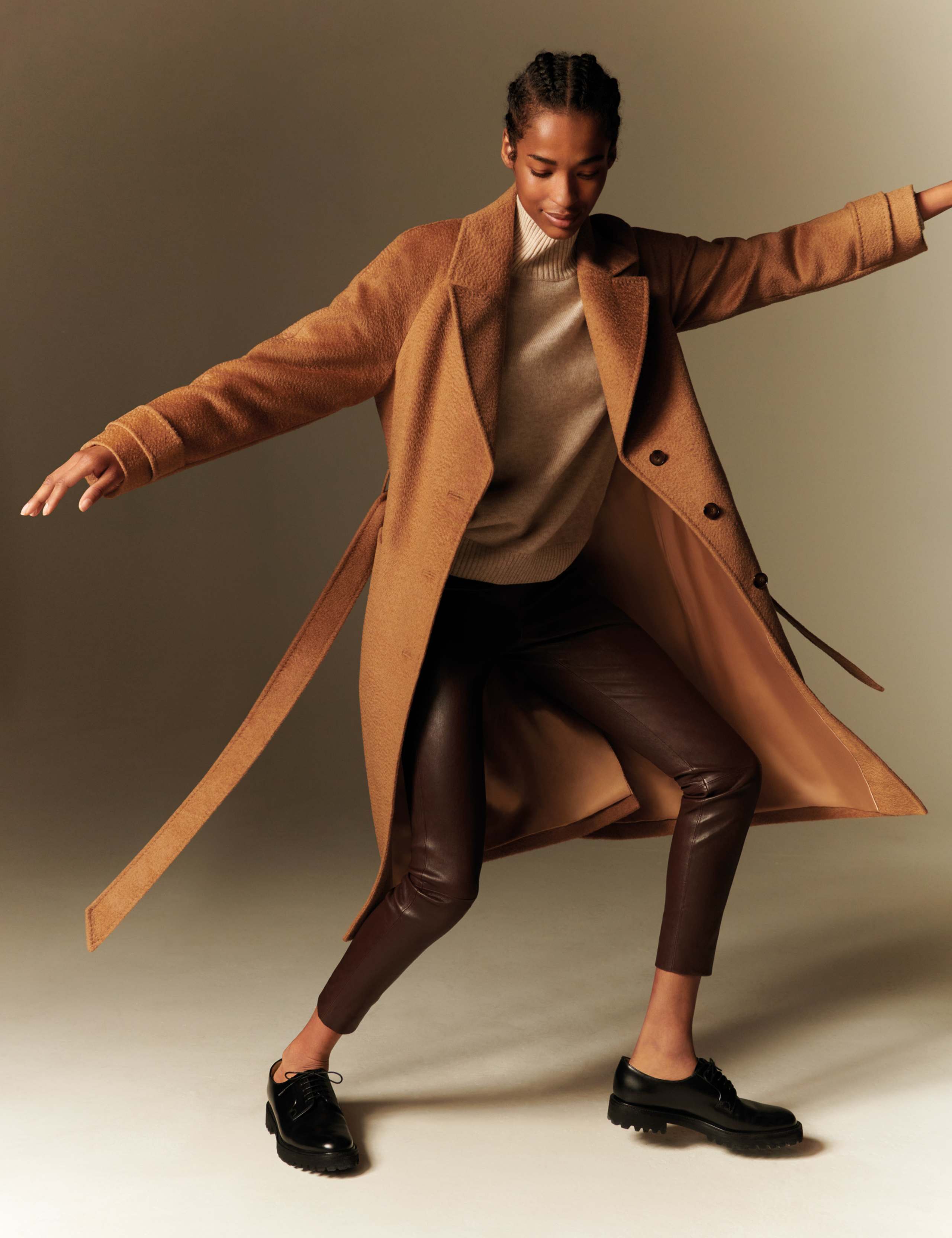 Camel Hair Wrap Coat 4 of 7