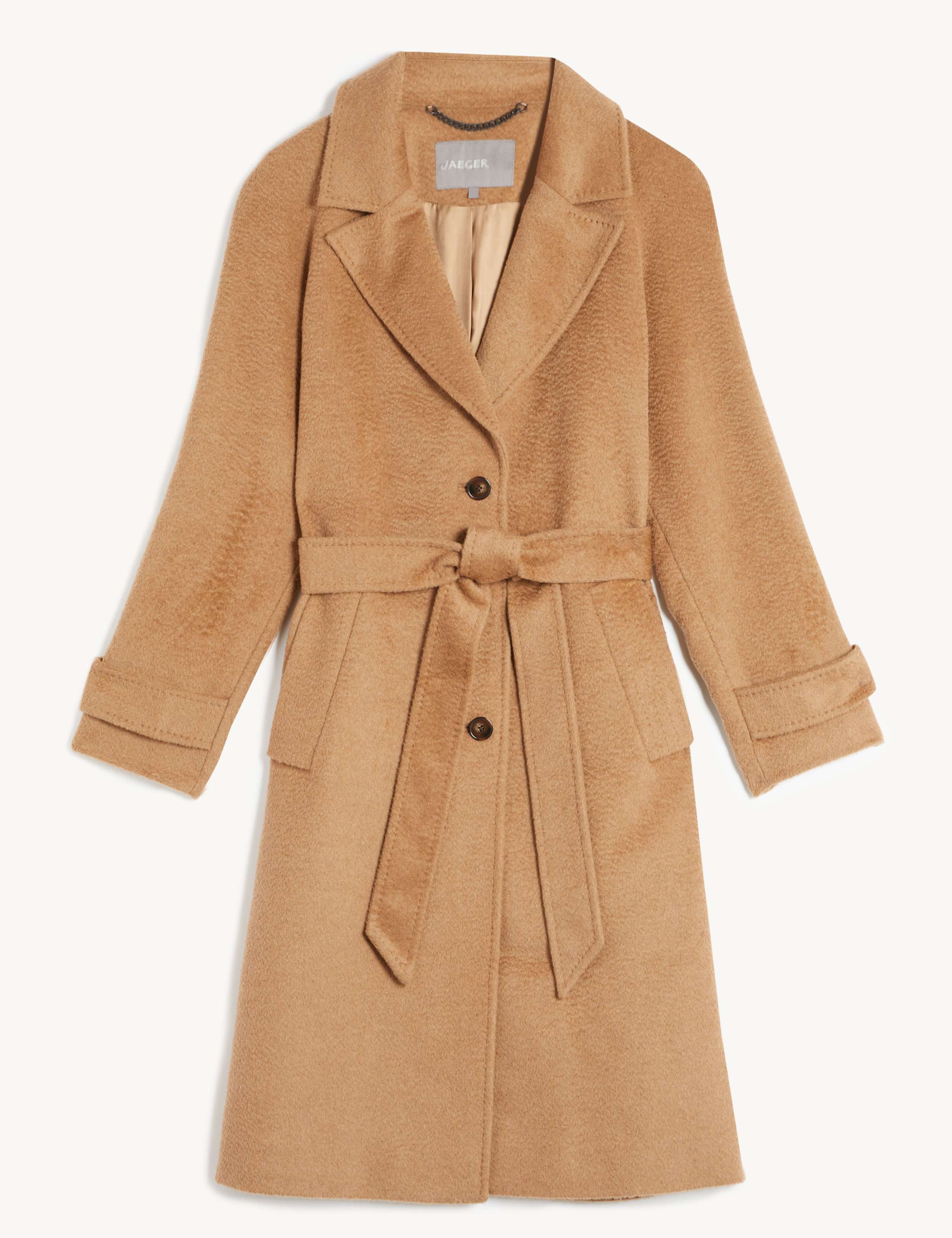 Camel Hair Wrap Coat 2 of 7