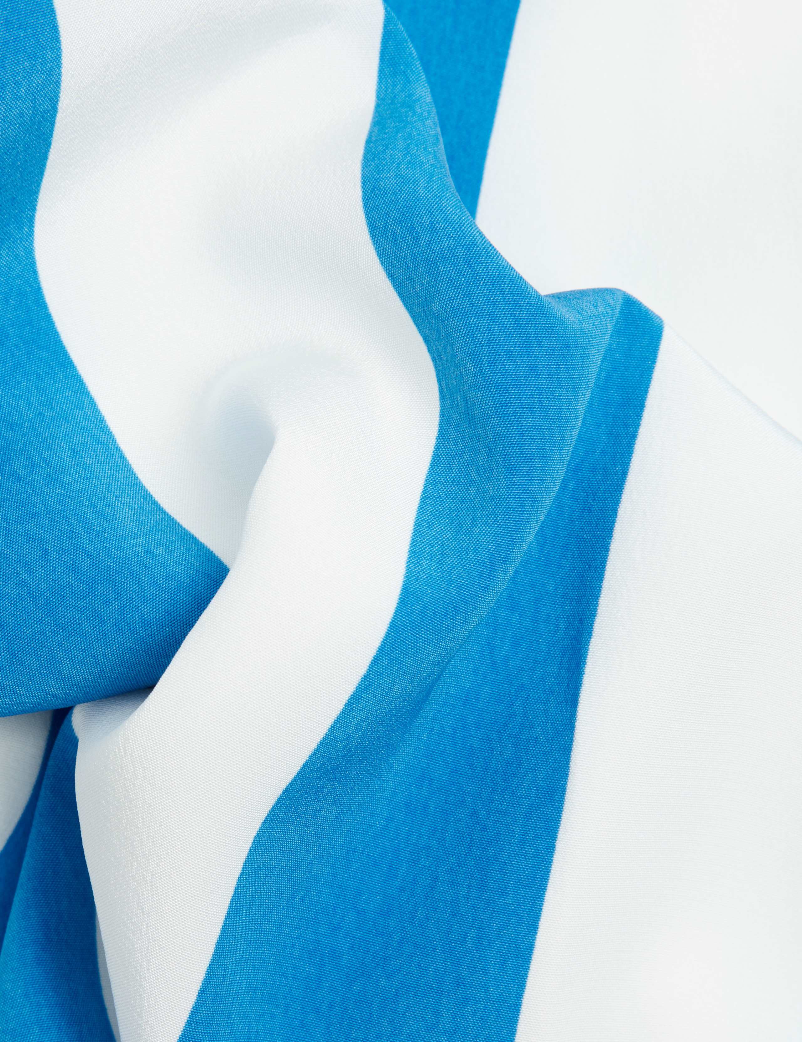 Pure Silk Striped Knee Length Shift Dress 5 of 5