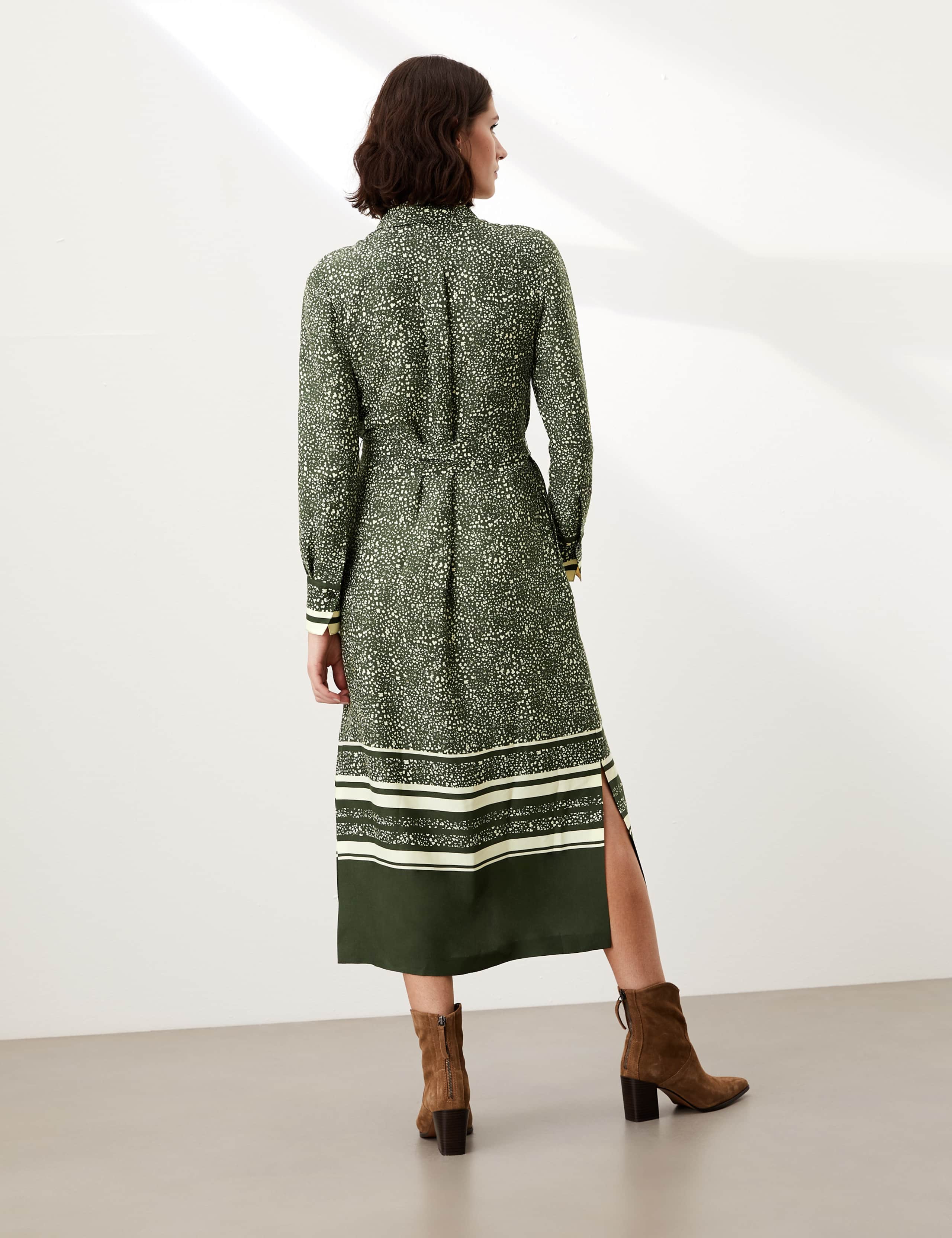 Tie Front Midi Shirt Dress 5 of 6