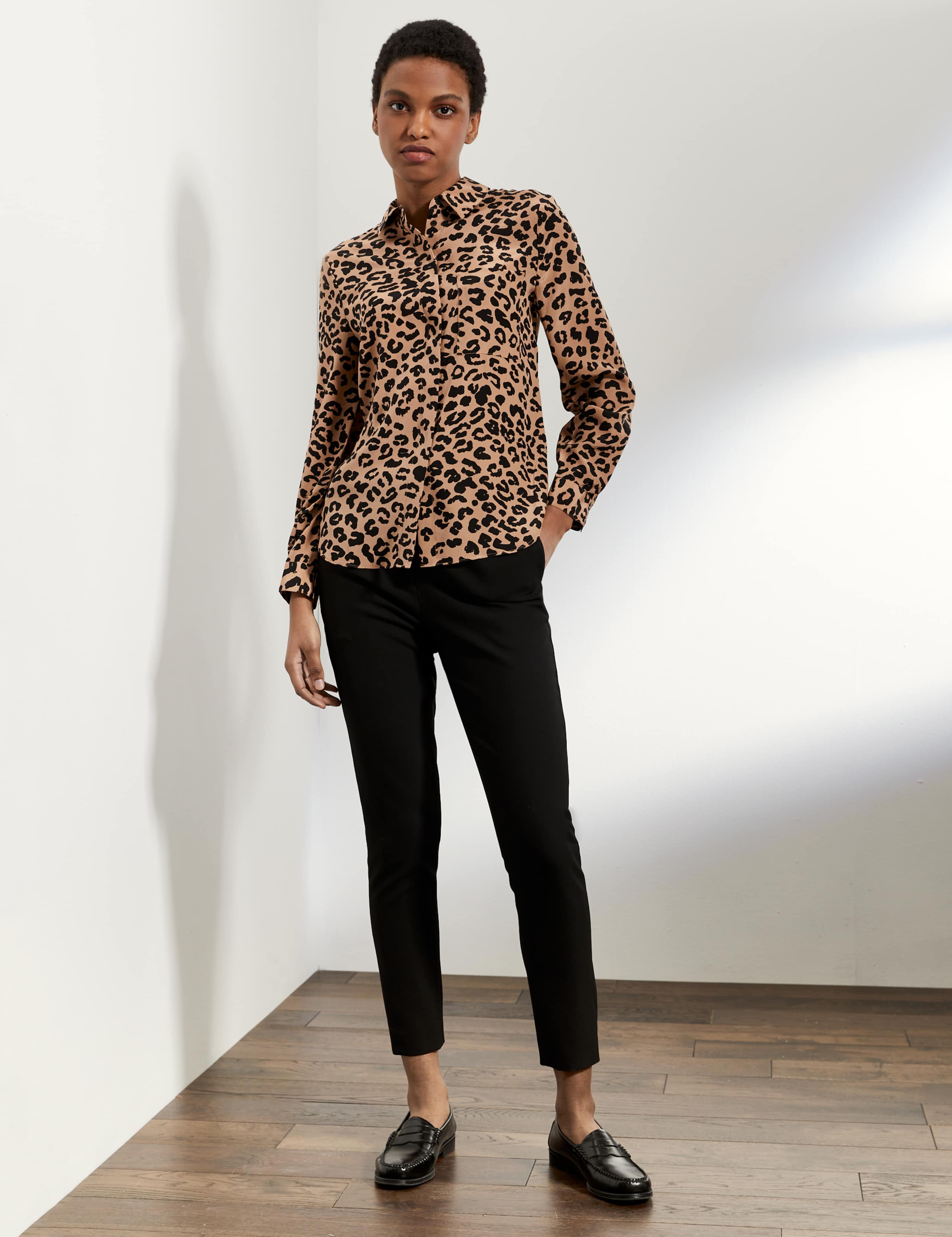 Pure Silk Animal Print Shirt 2 of 5