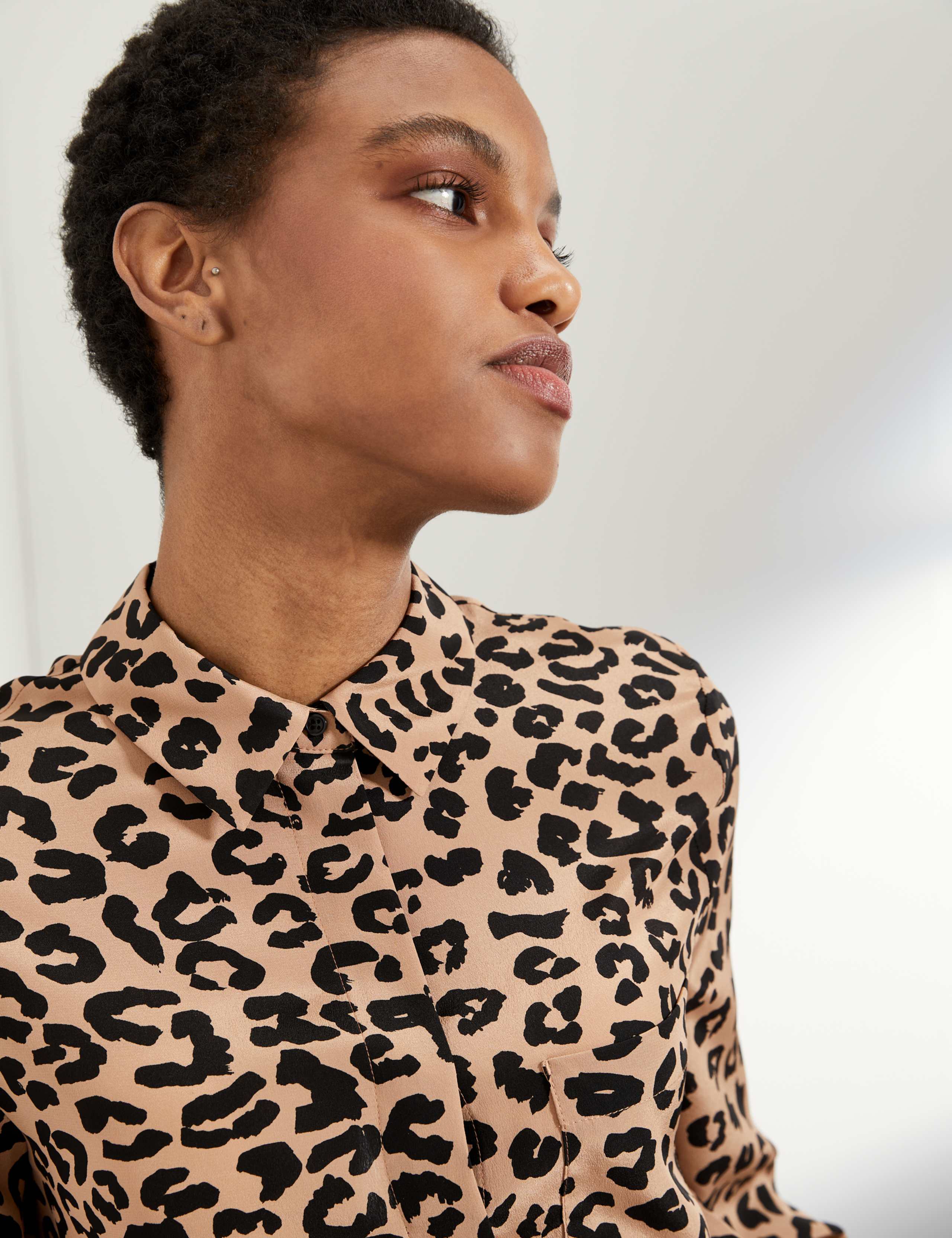 Pure Silk Animal Print Shirt 3 of 5