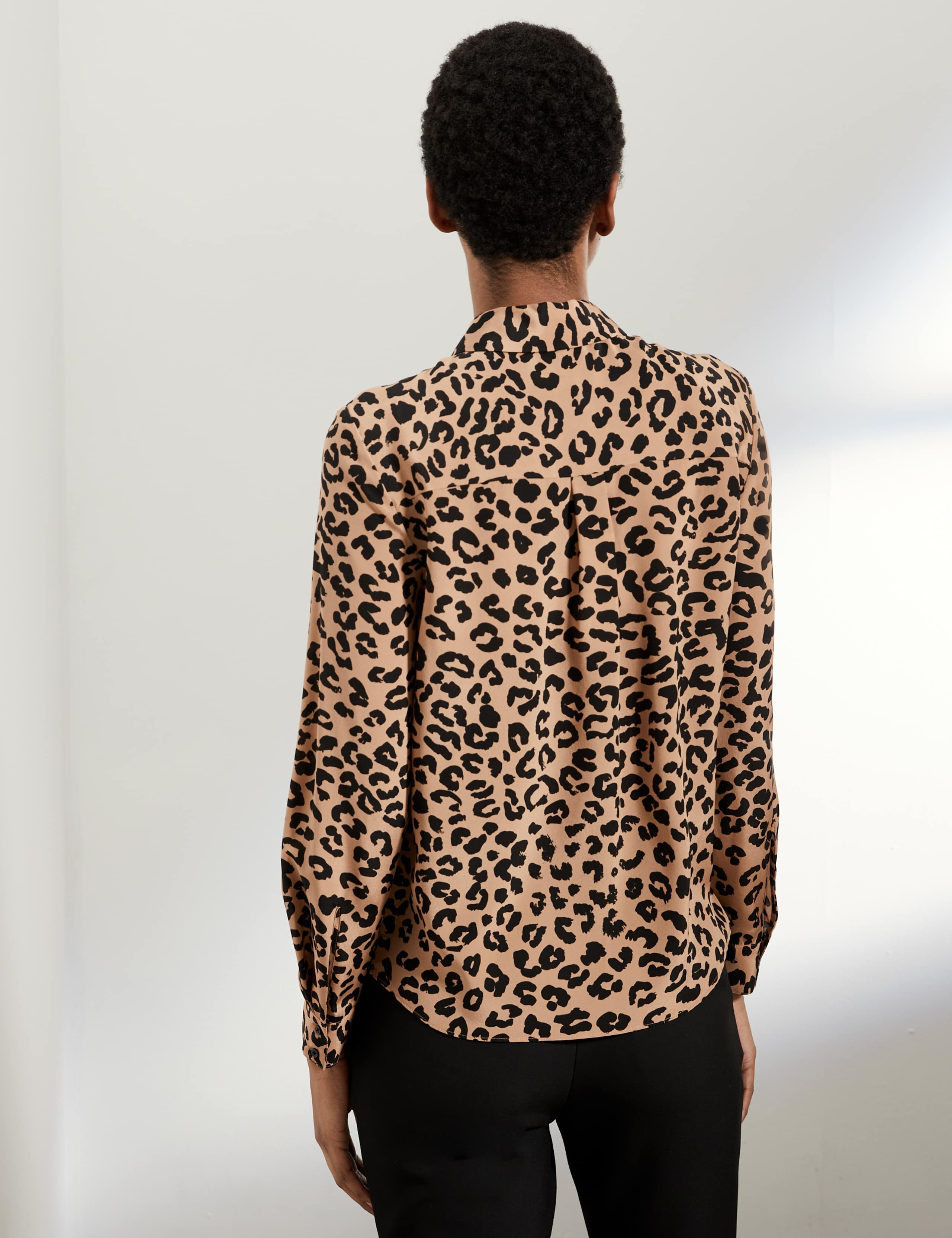 Pure Silk Animal Print Shirt 4 of 5
