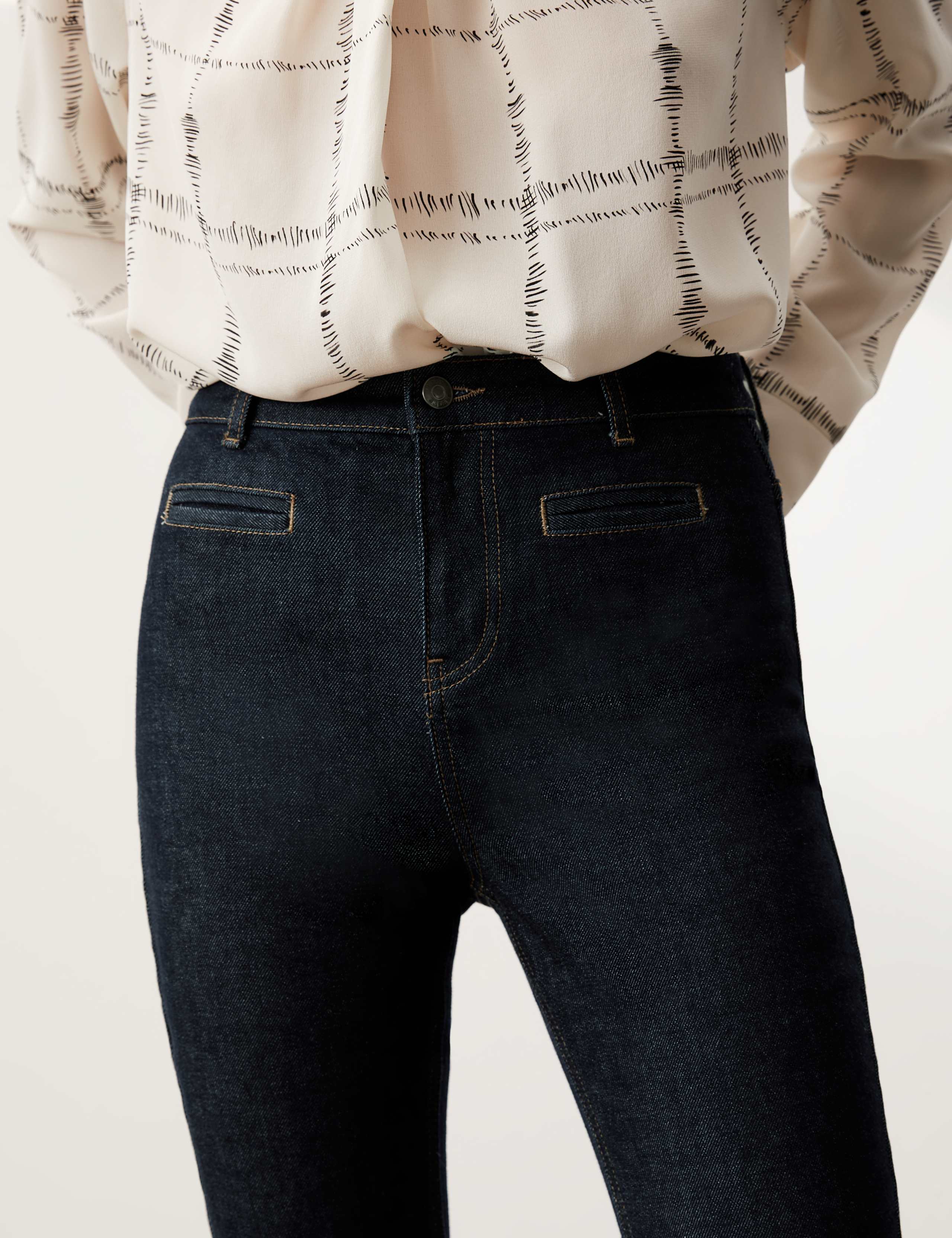 Chelsea High Waisted Slim Fit Flare Jeans 4 of 7