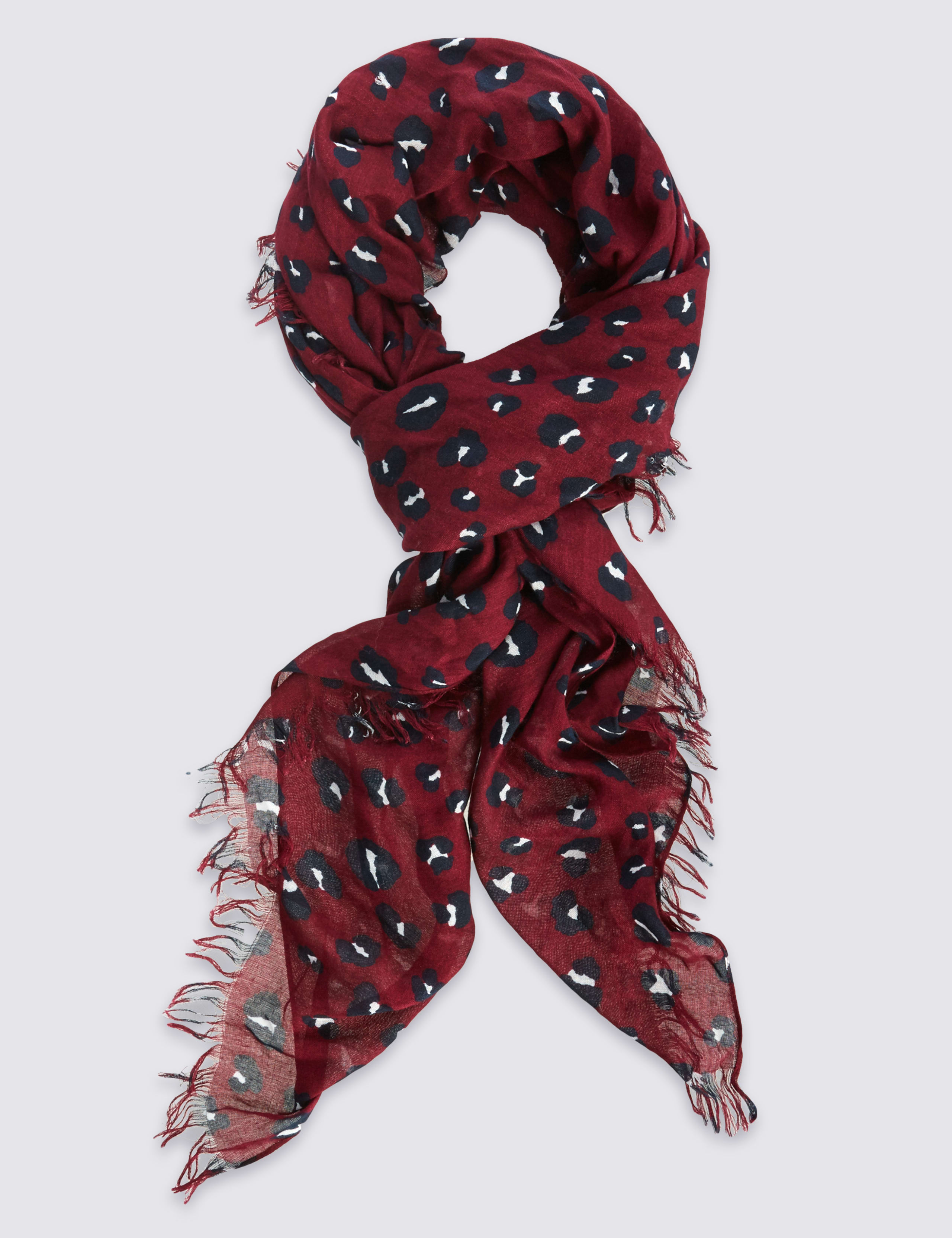 Splodge Animal Print Scarf 2 of 3