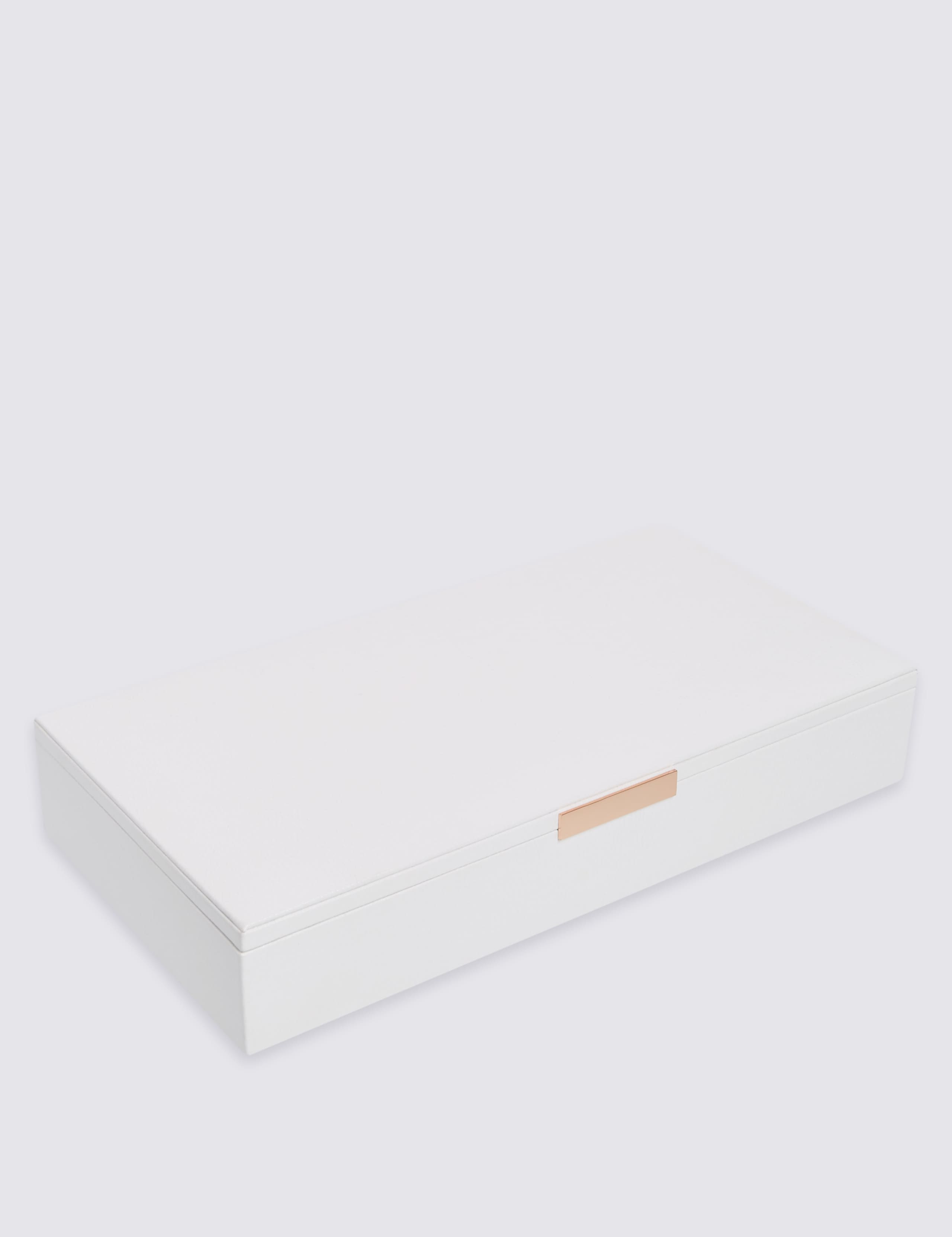 Sleek Bonded Large Jewellery Box 1 of 2