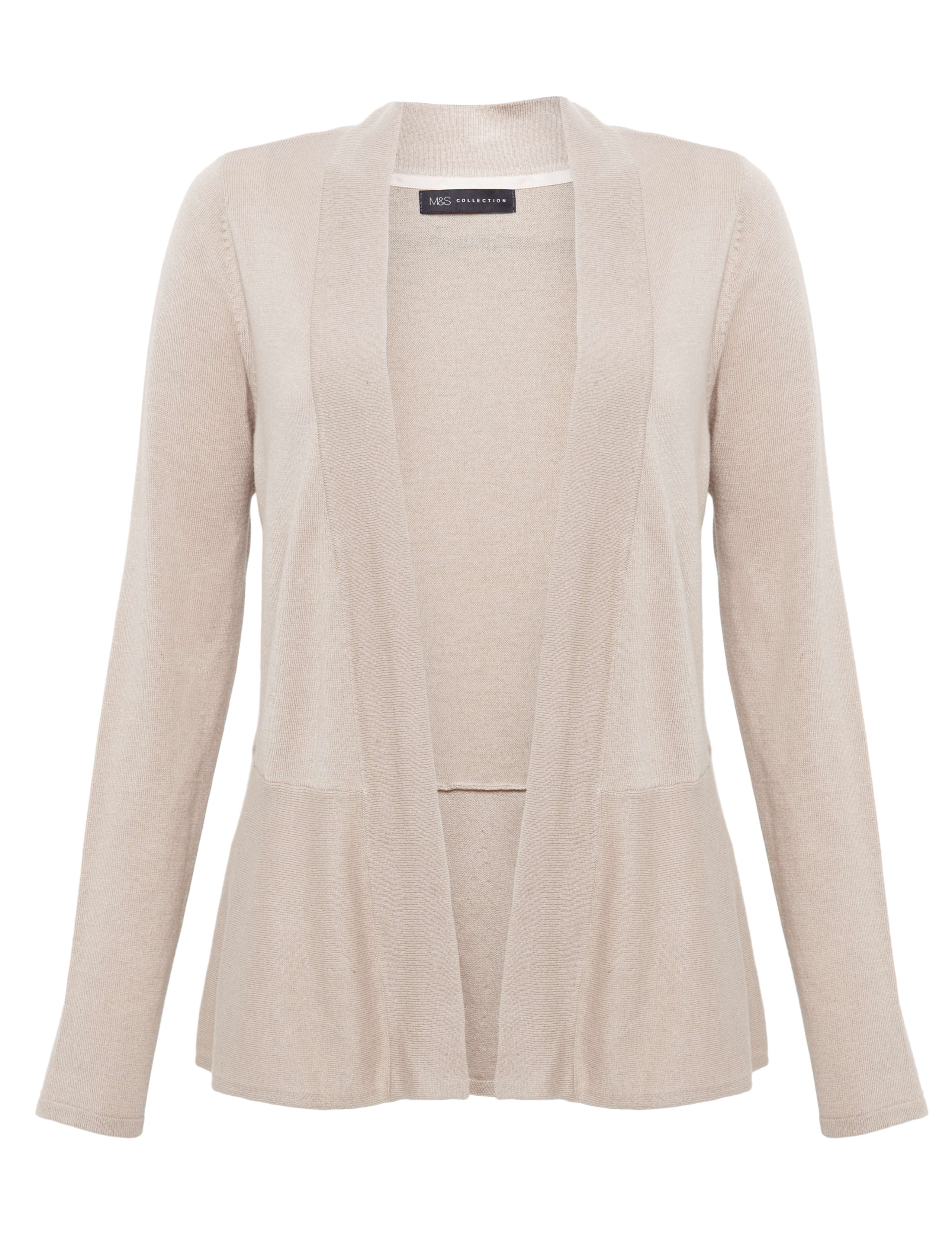 Open Front Peplum Cardigan 2 of 3
