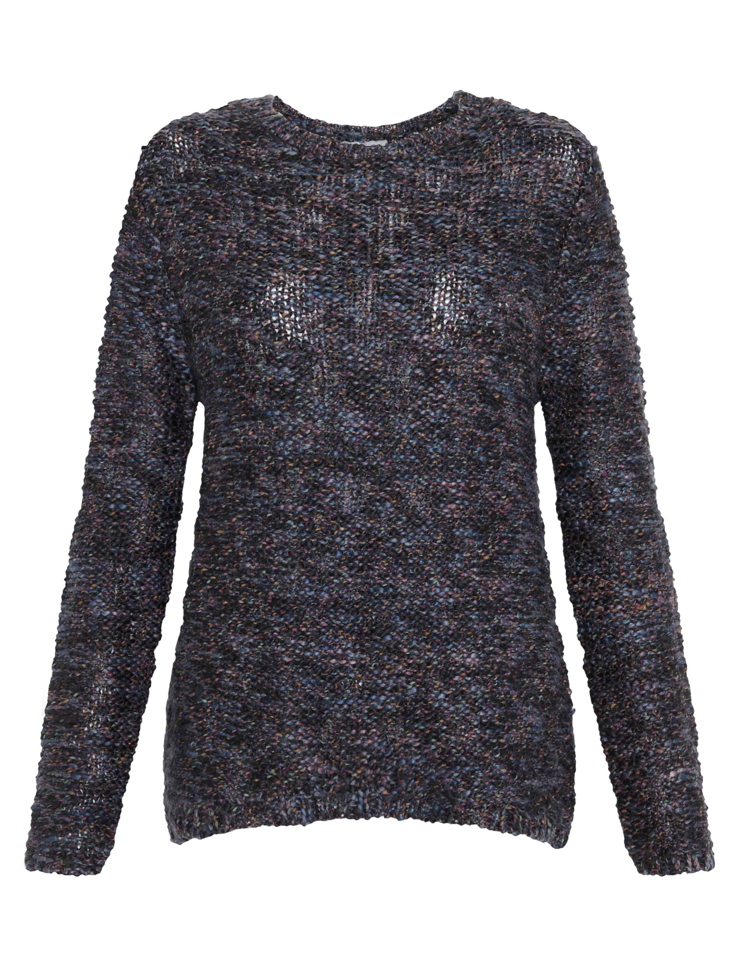 Reverse Knit Slub Tweed Jumper with Wool 2 of 6