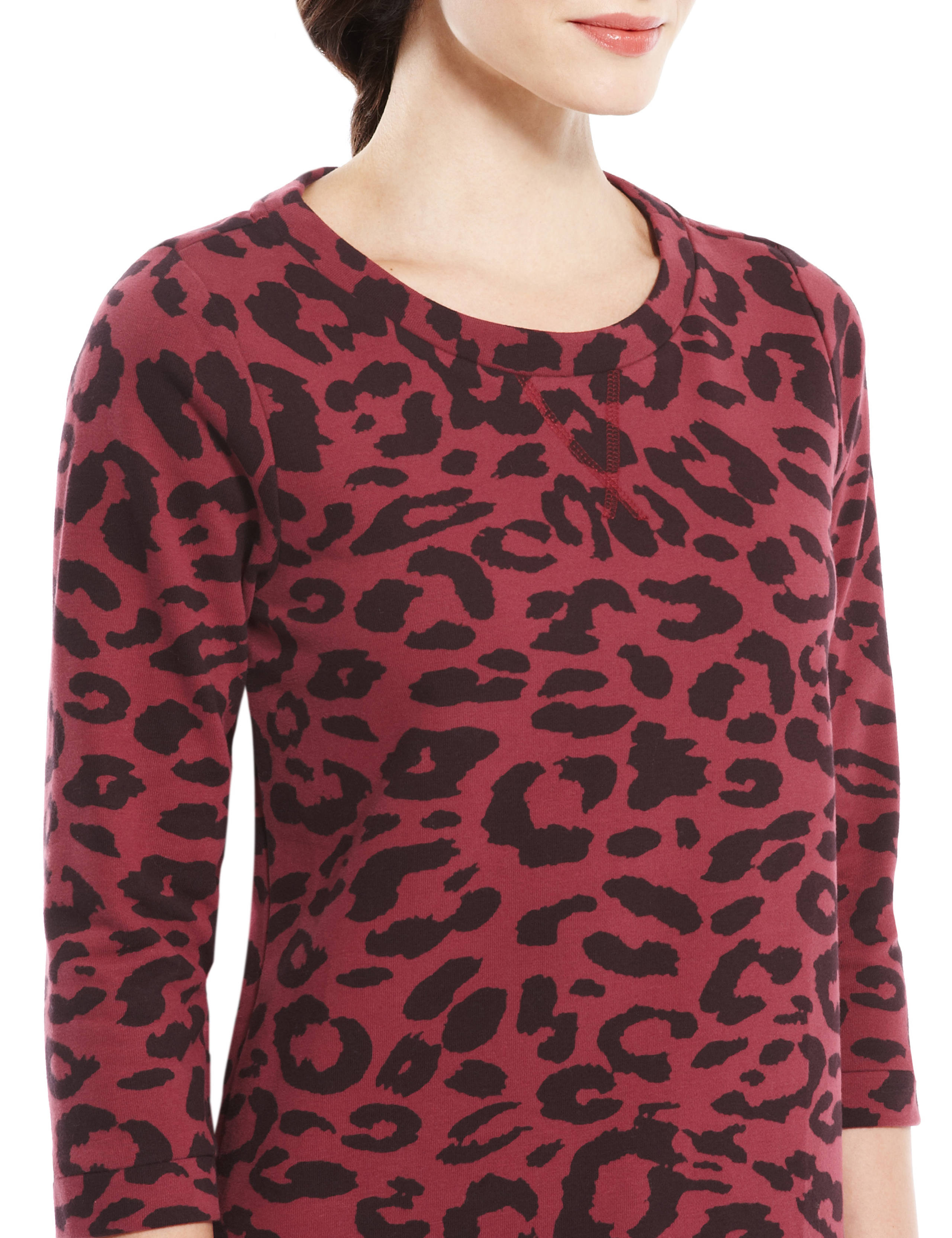 Leopard Print Sweat Top 4 of 4