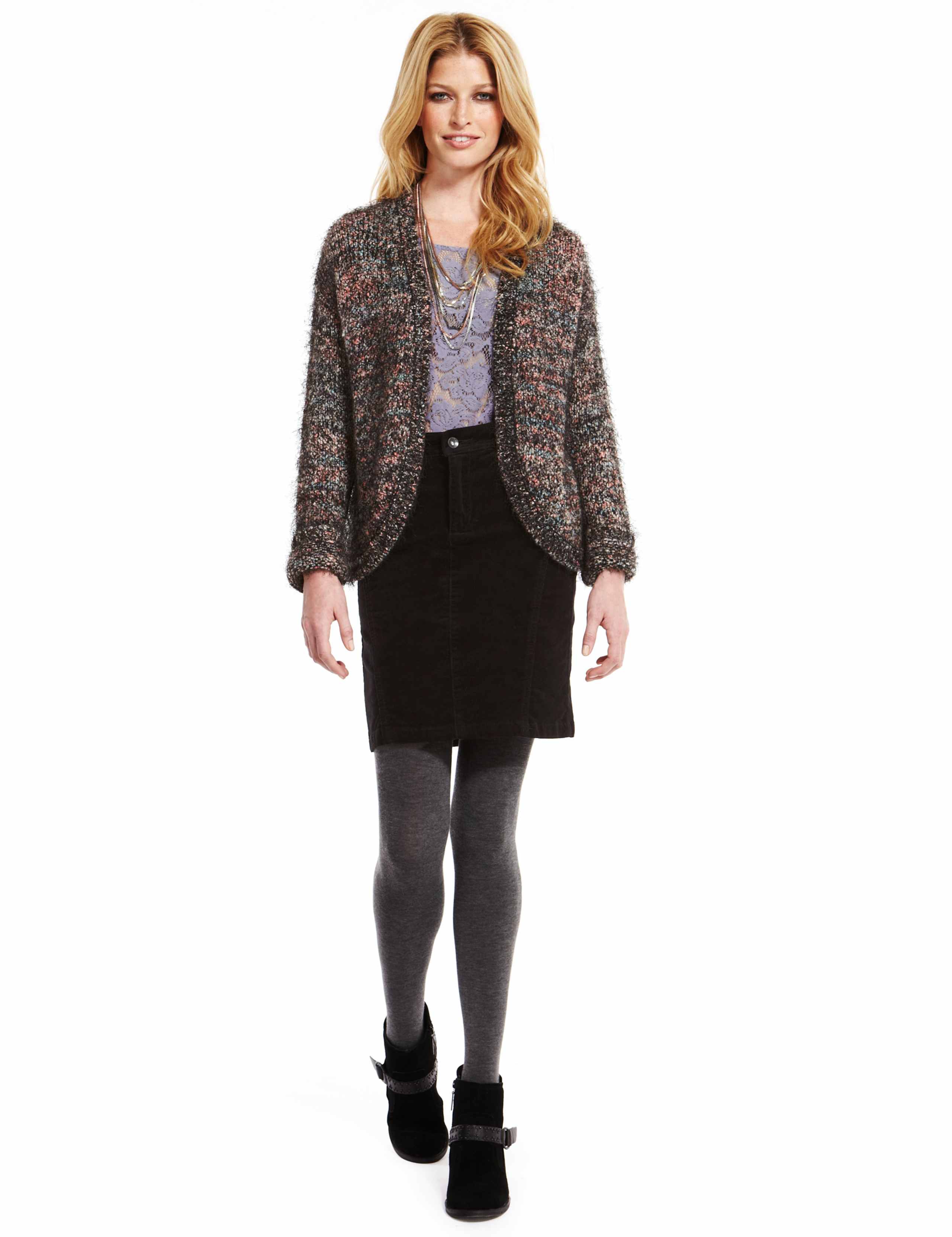 Open Front Fluffy Cardigan 4 of 5