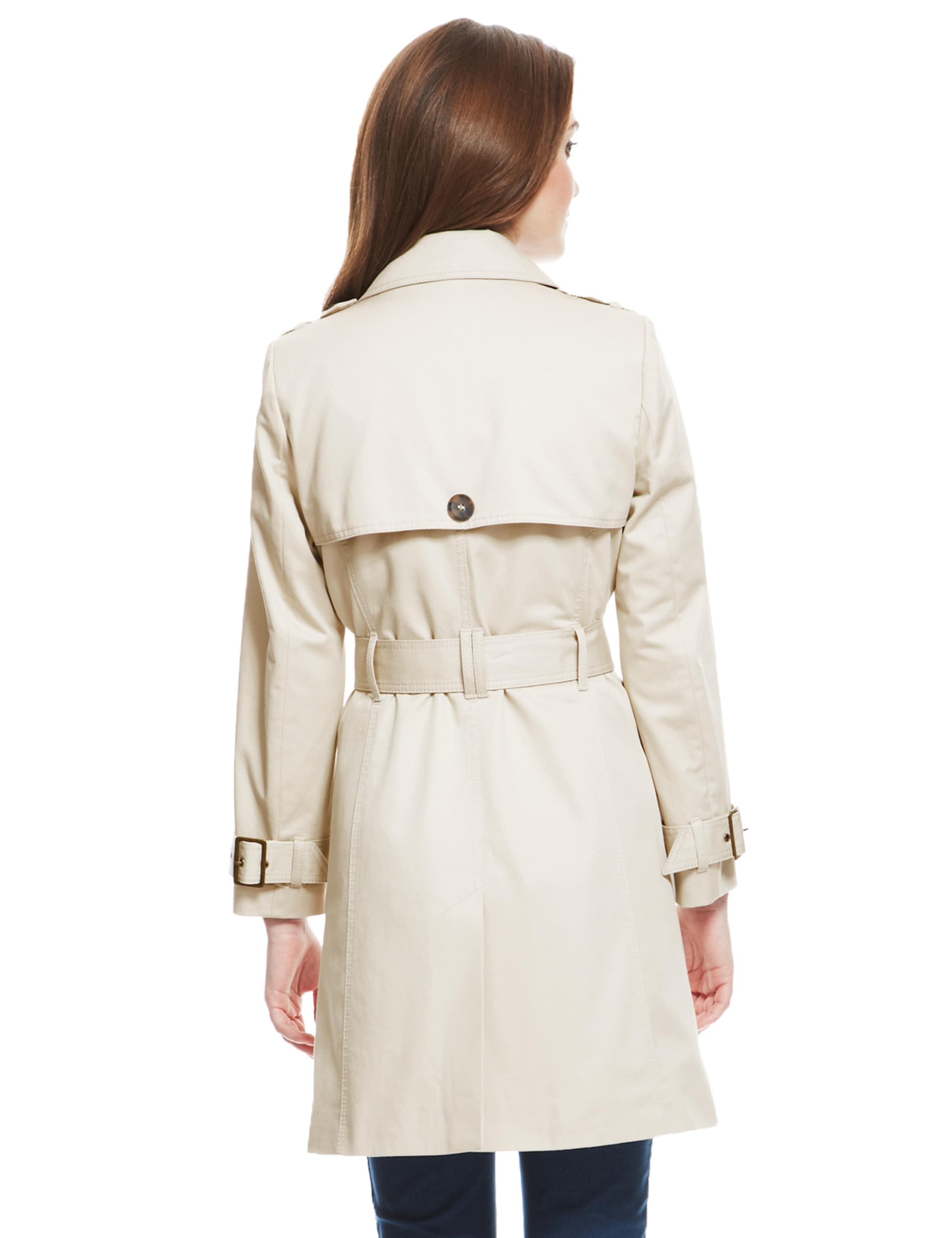 Pure Cotton Belted Trench Coat with Stormwear™ 5 of 7