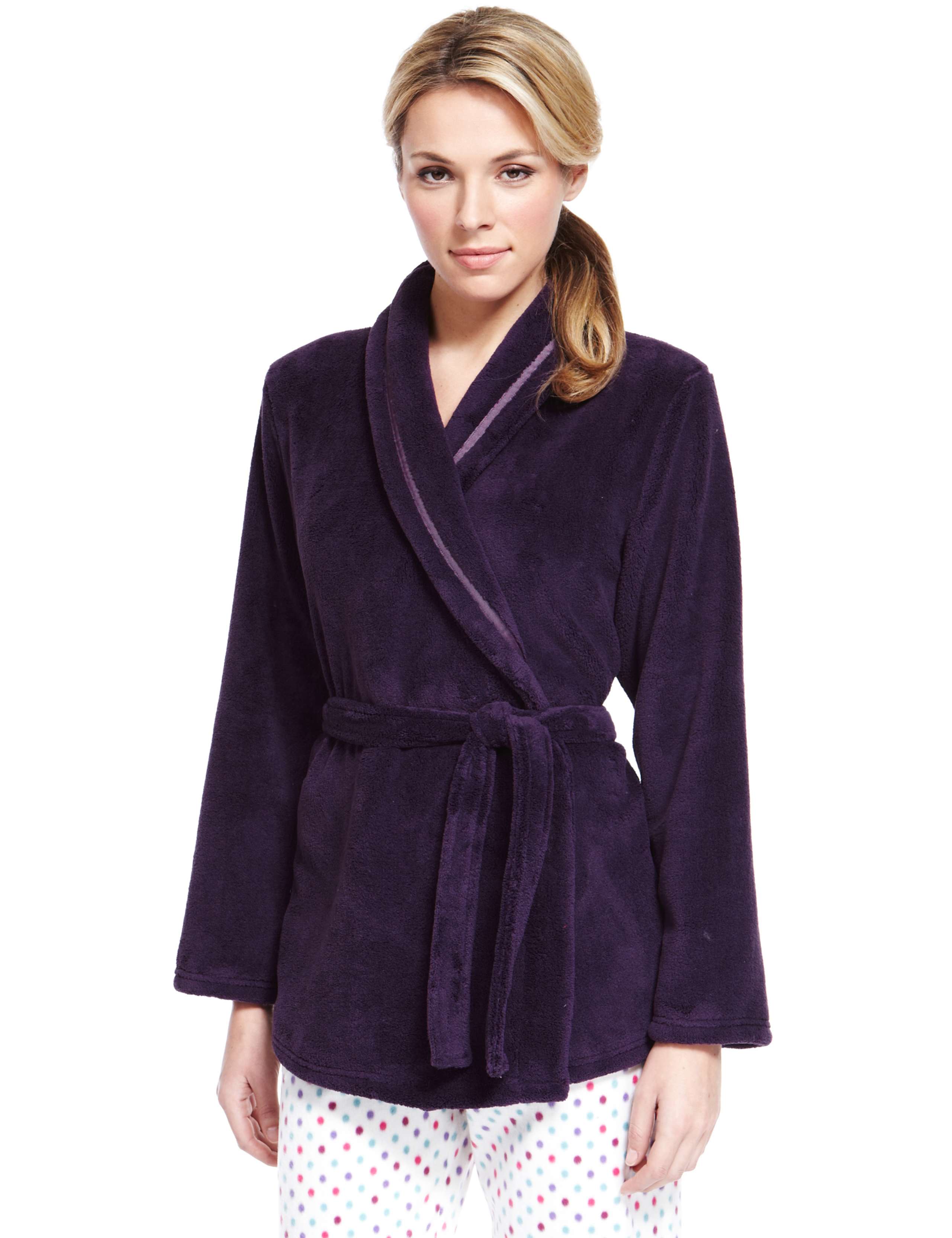 Cardigan Fleece Cosy Dressing Gown 1 of 3