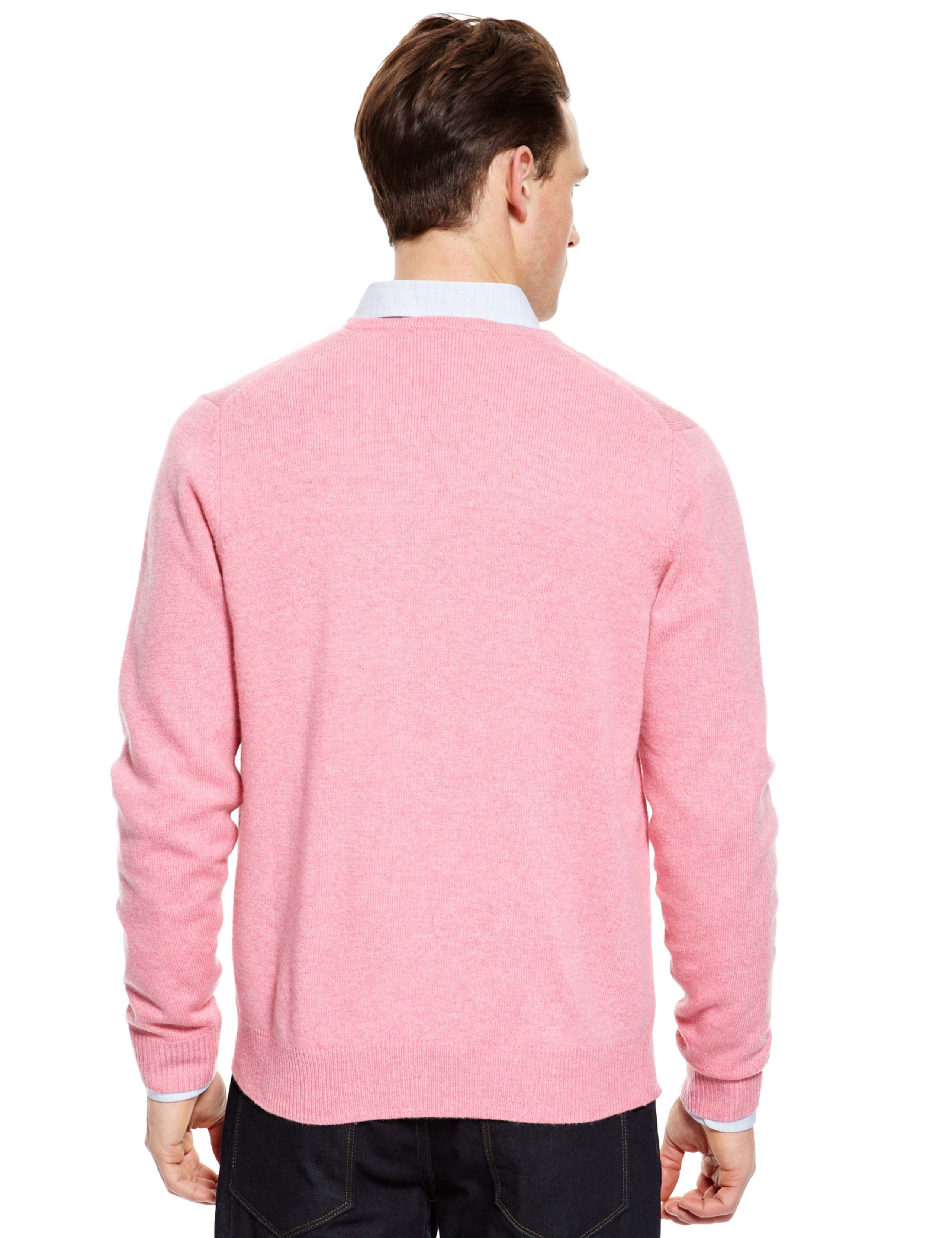 Luxury Pure Cashmere V-Neck Jumper 4 of 4