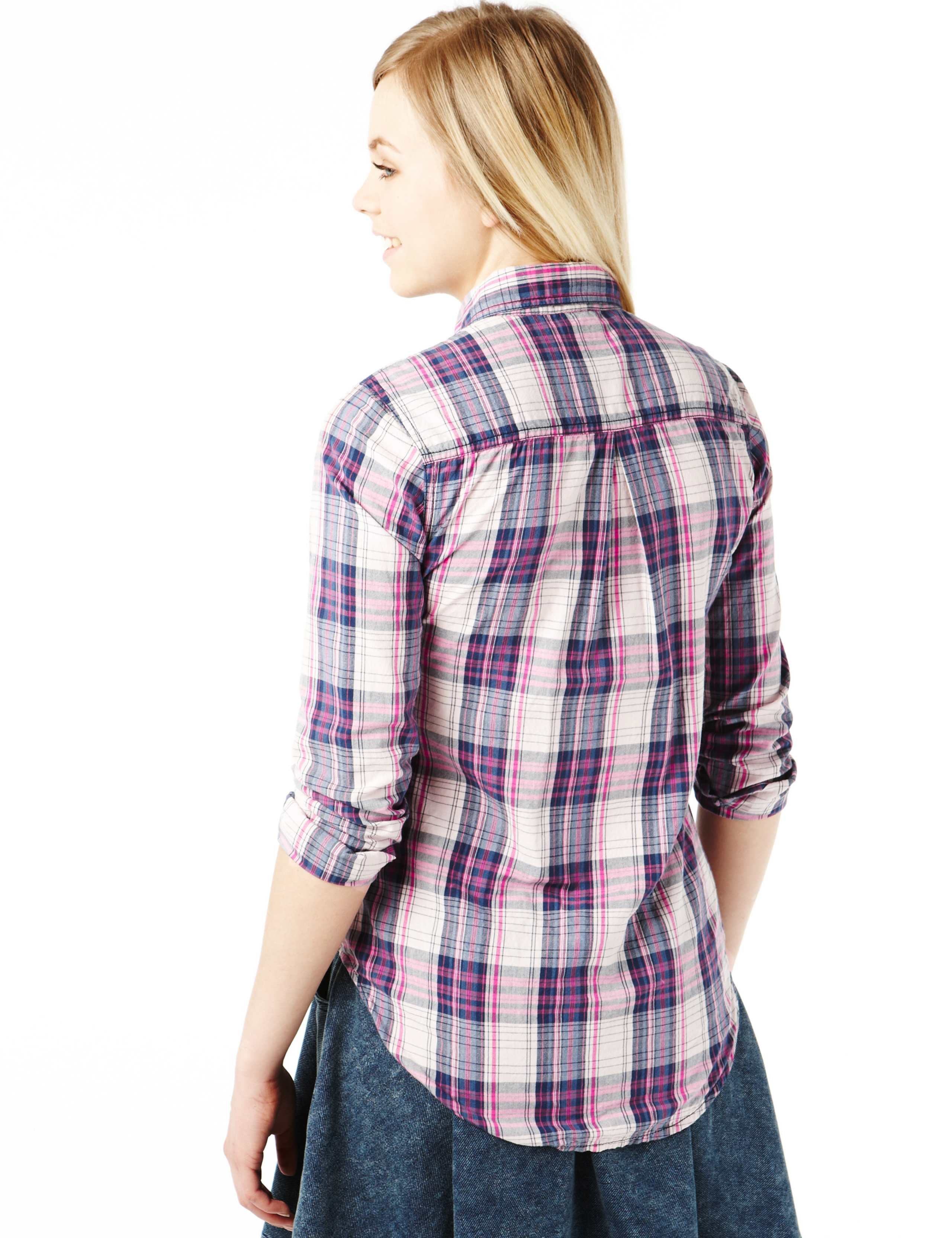 Pure Cotton Checked Shirt 4 of 6