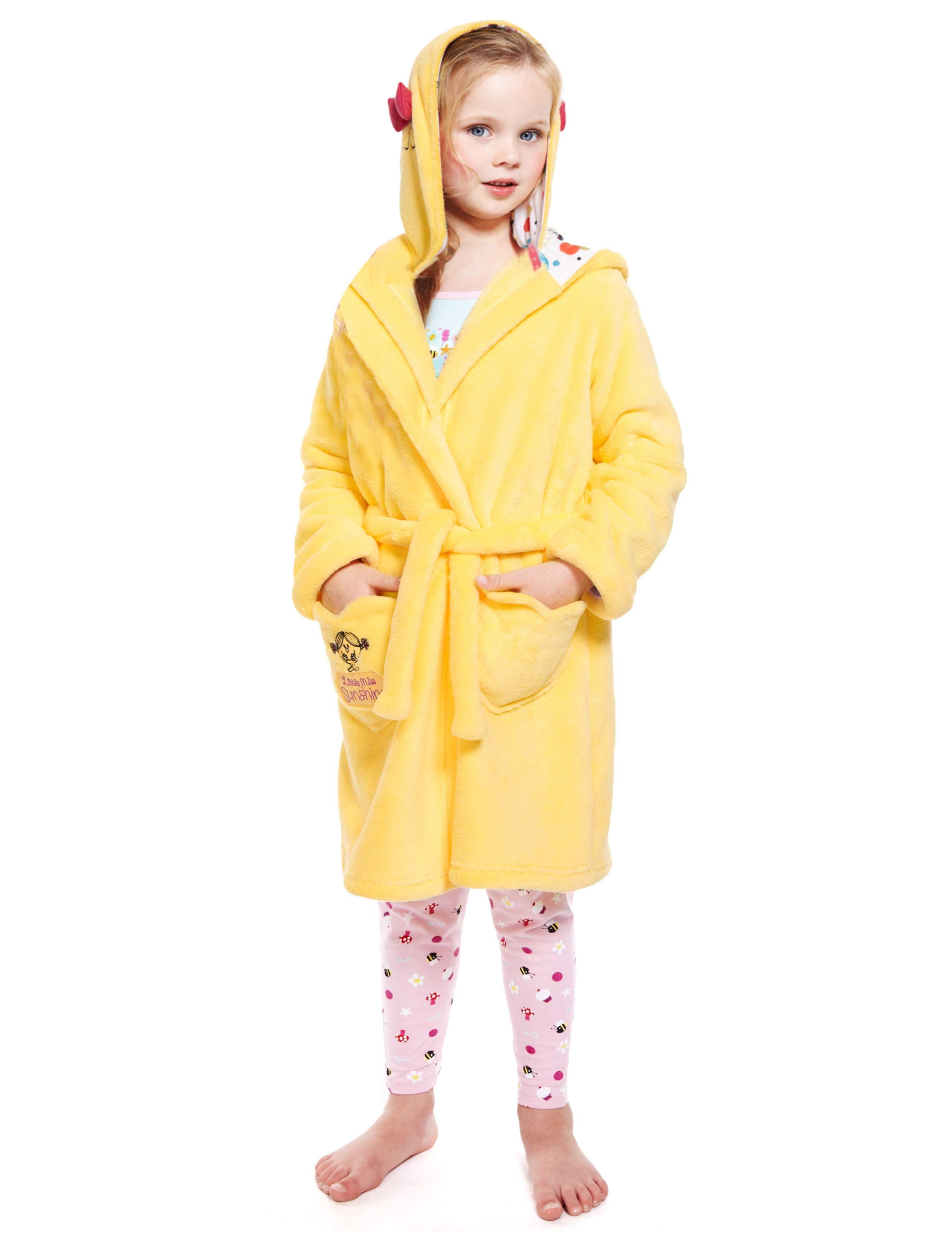Hooded Little Miss Sunshine Dressing Gown with StayNEW™ 1 of 6