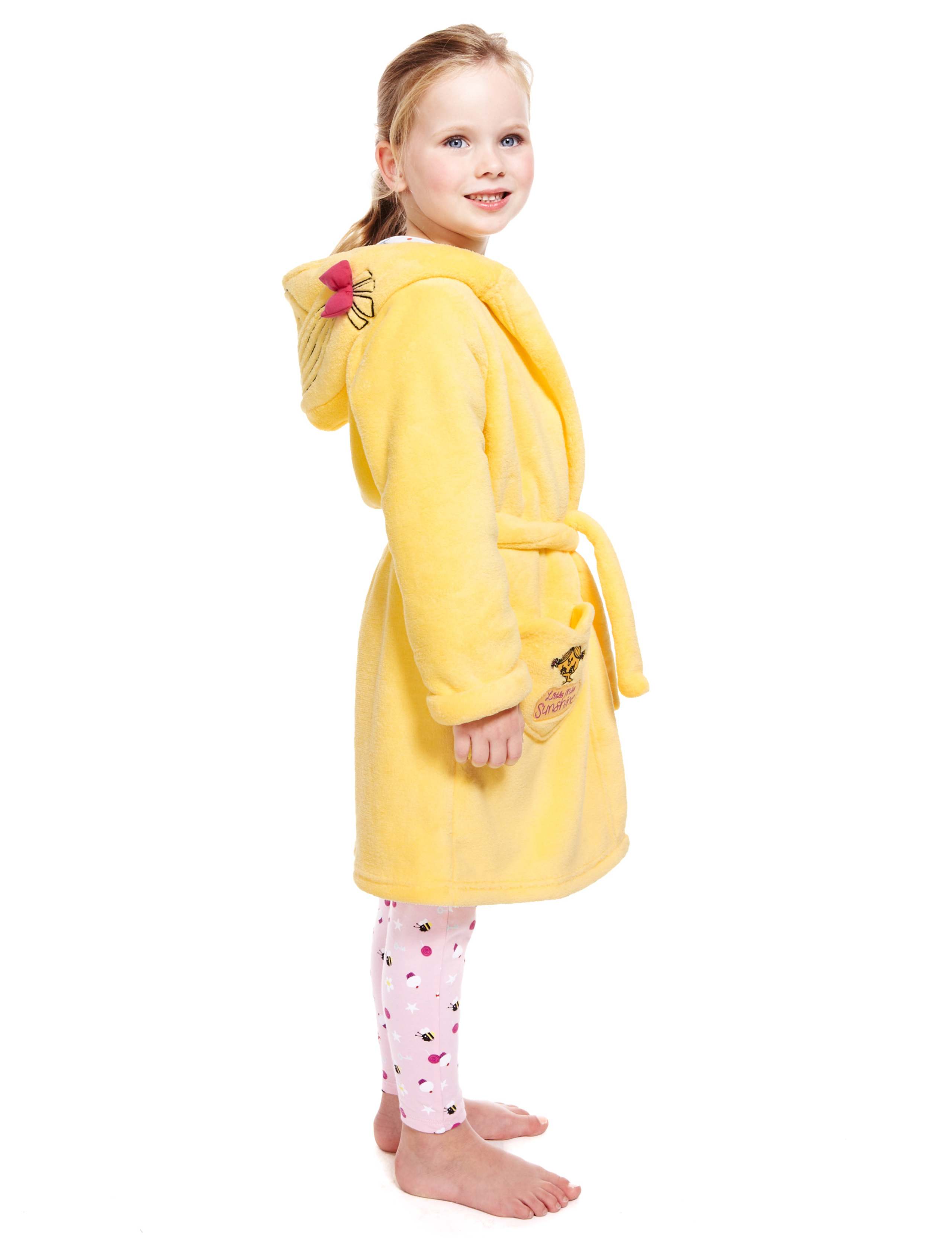 Hooded Little Miss Sunshine Dressing Gown with StayNEW™ 4 of 6