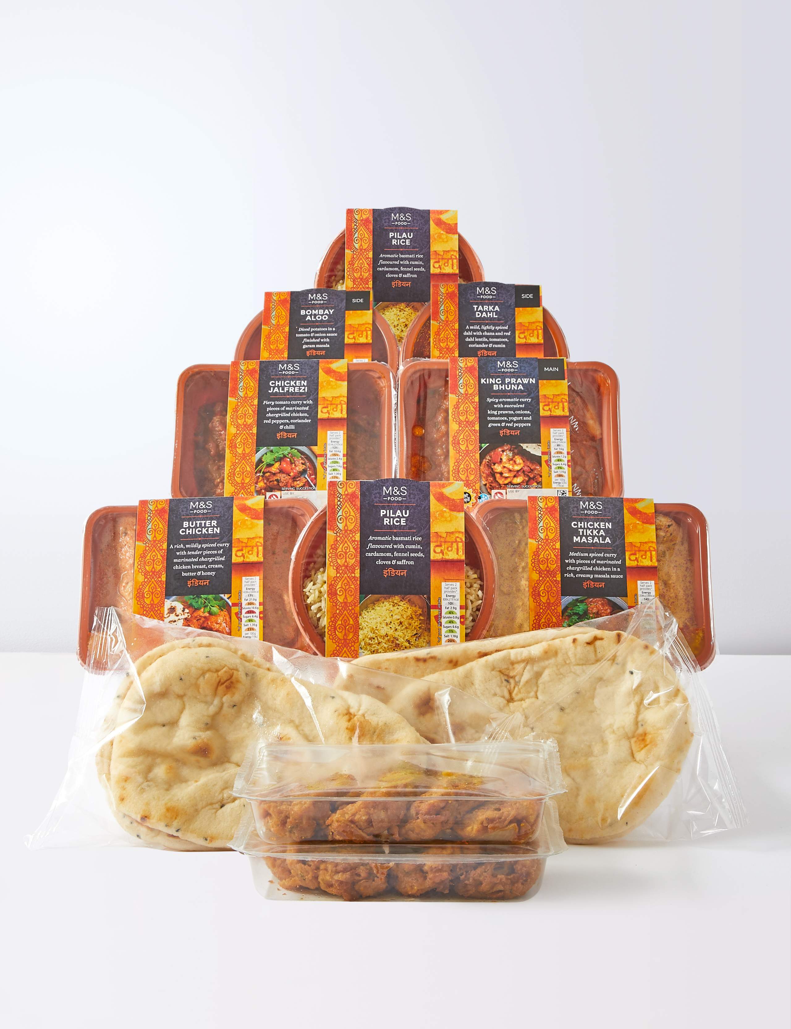 M&S Indian Takeaway Big Night In Food Box 1 of 5