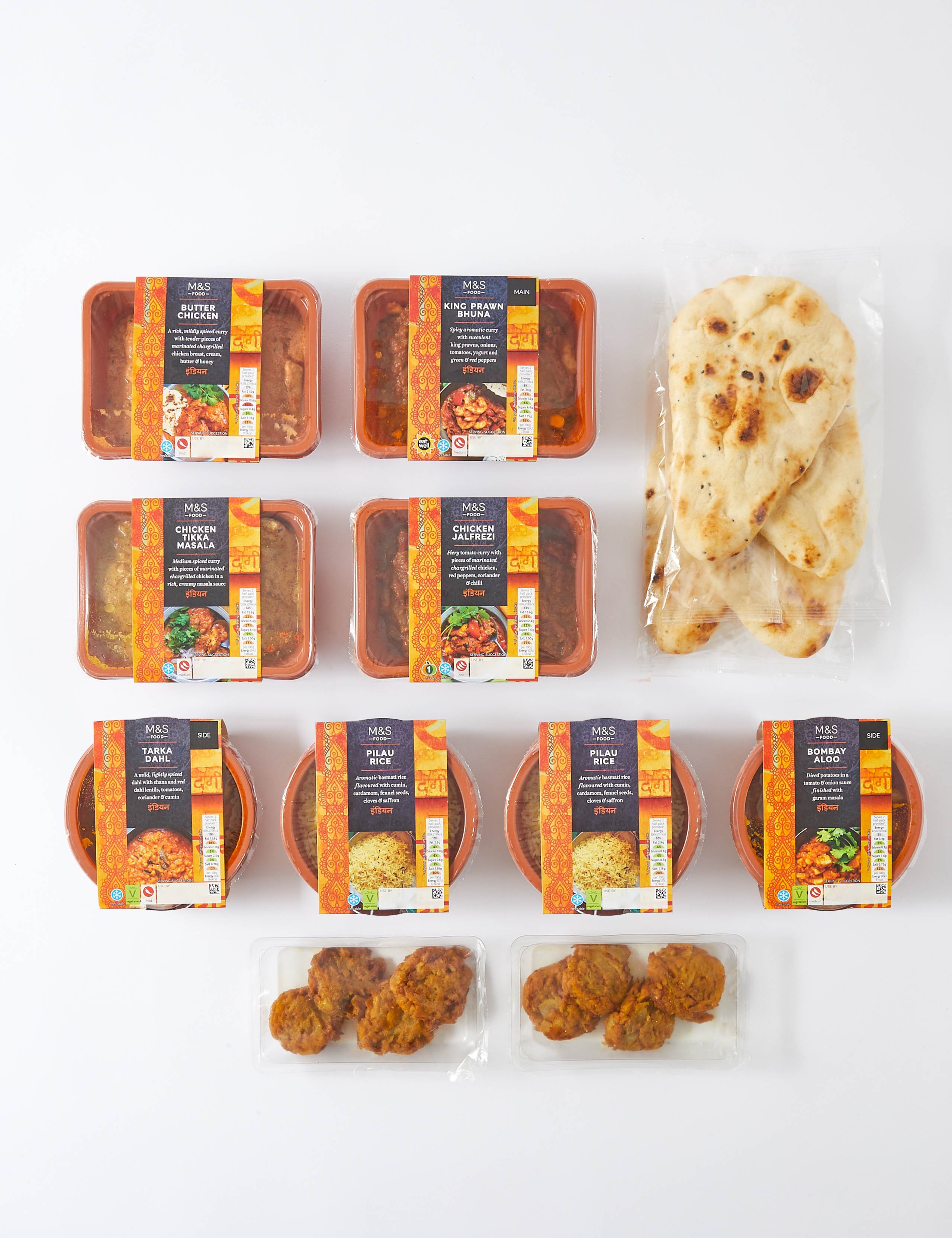 M&S Indian Takeaway Big Night In Food Box 2 of 5