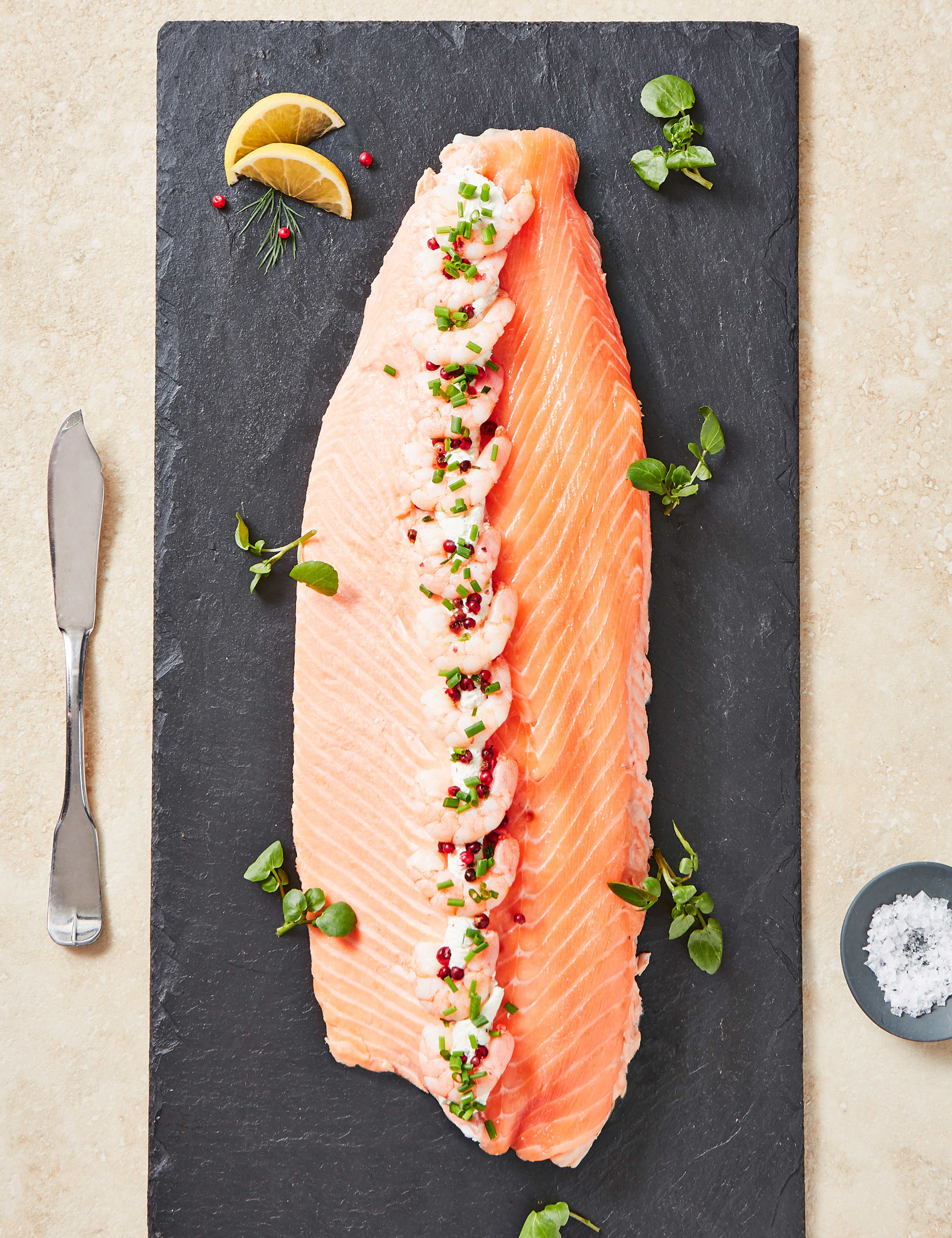 Poached Dressed Scottish Salmon (Serves 6-8) - (Last Collection Date 30th September 2020) 1 of 4