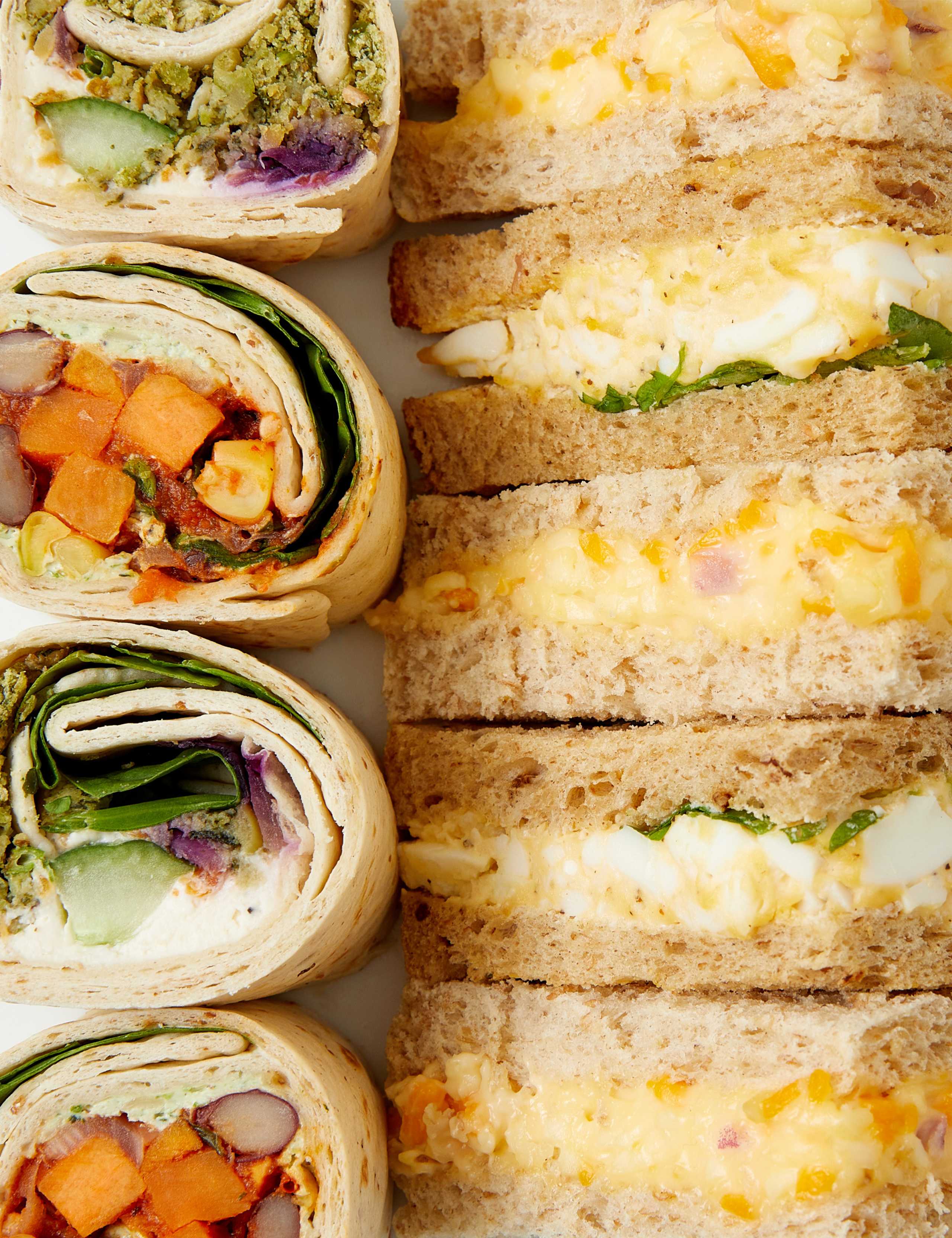 Vegetarian Sandwich & Wrap Selection (20 Pieces) 3 of 4