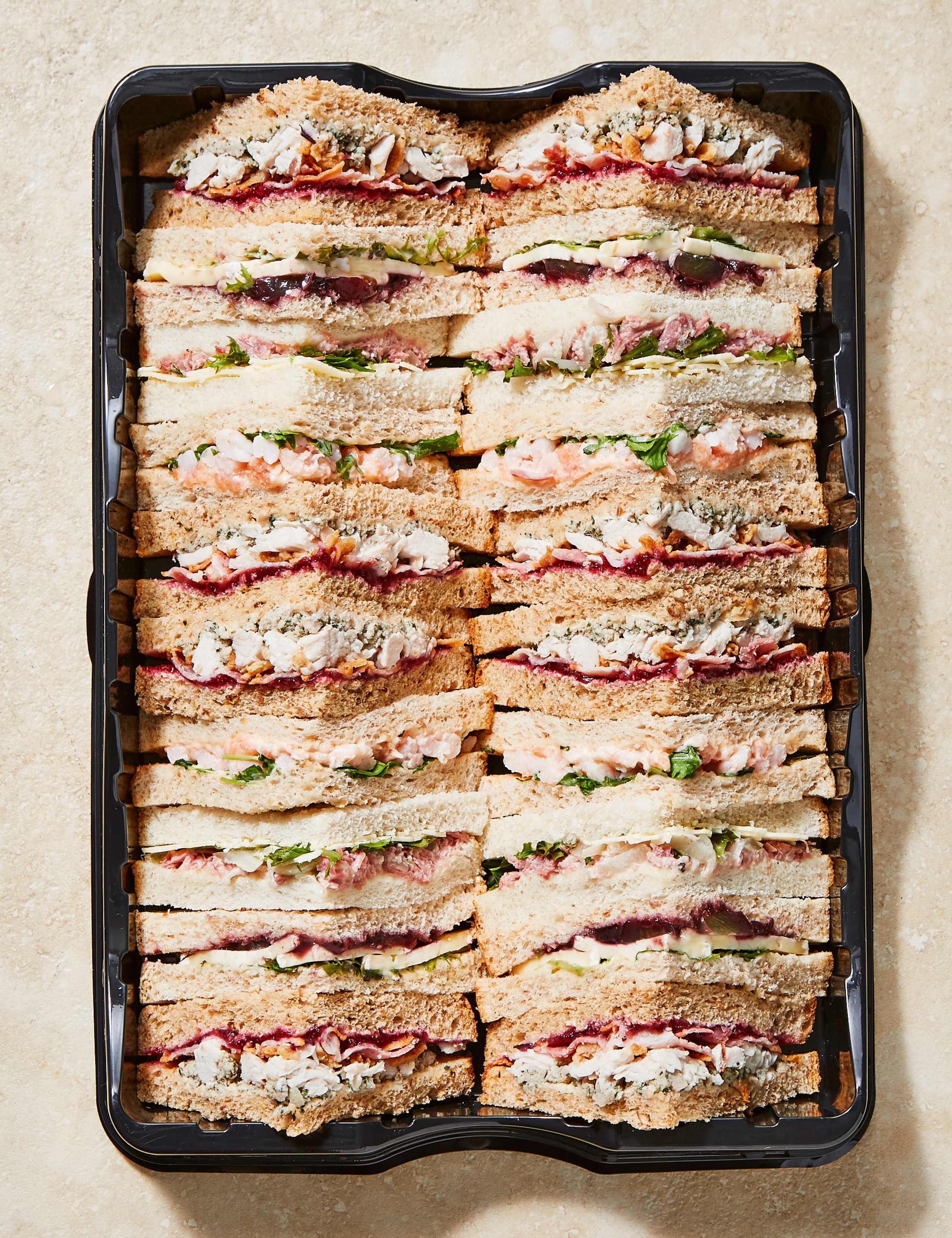 Festive Shelter Sandwich Platter (20 Pieces) 5% of all sales will be donated to Shelter 1 of 6