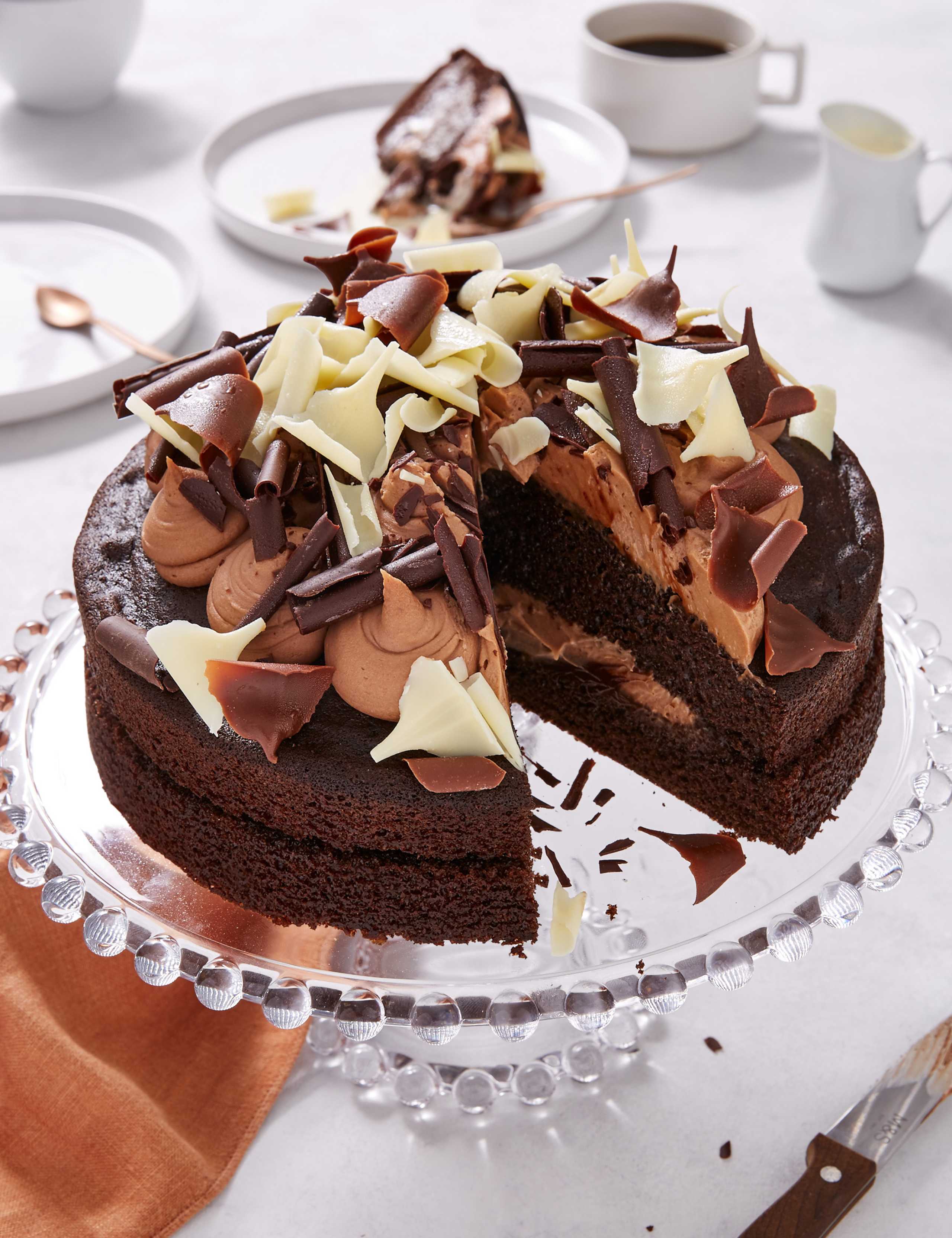 Chocolate Gateau (Serves 12) - (Last Collection Date 30th September 2020) 1 of 2