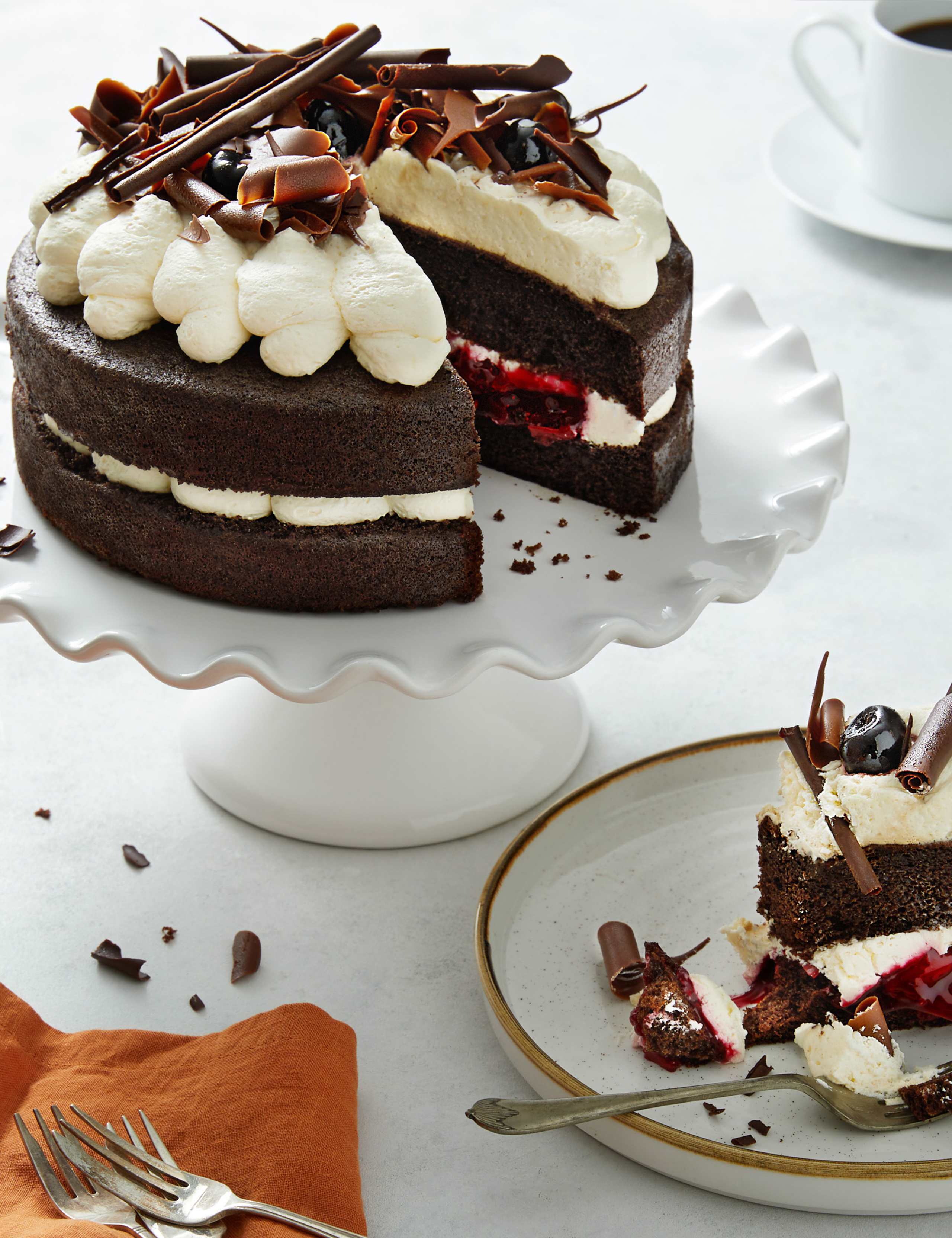 Black Forest Gateau (Serves 10) - (Last Collection Date 30th September 2020) 1 of 2