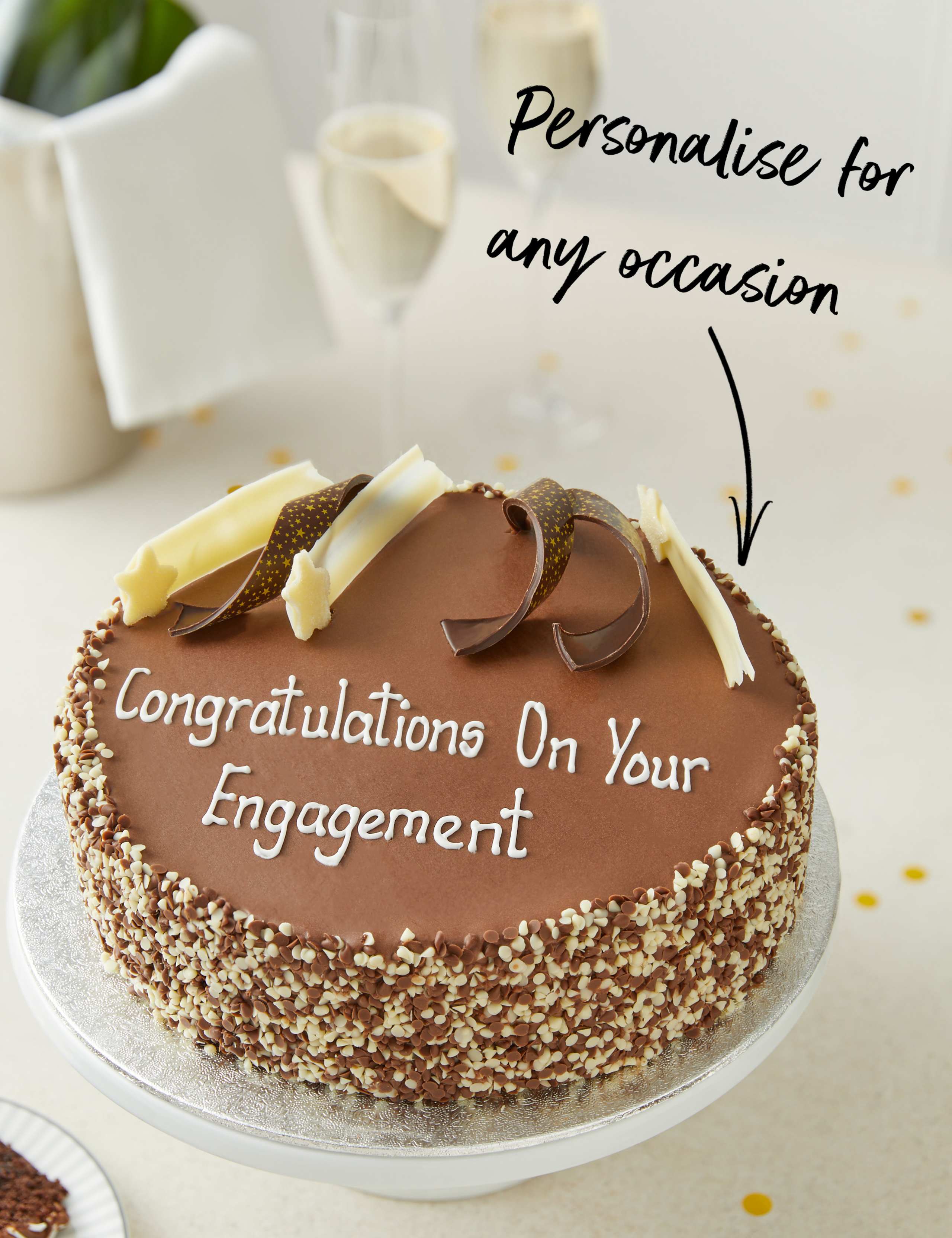 Personalised Extremely Chocolatey Party Cake (Serves 25) 4 of 7