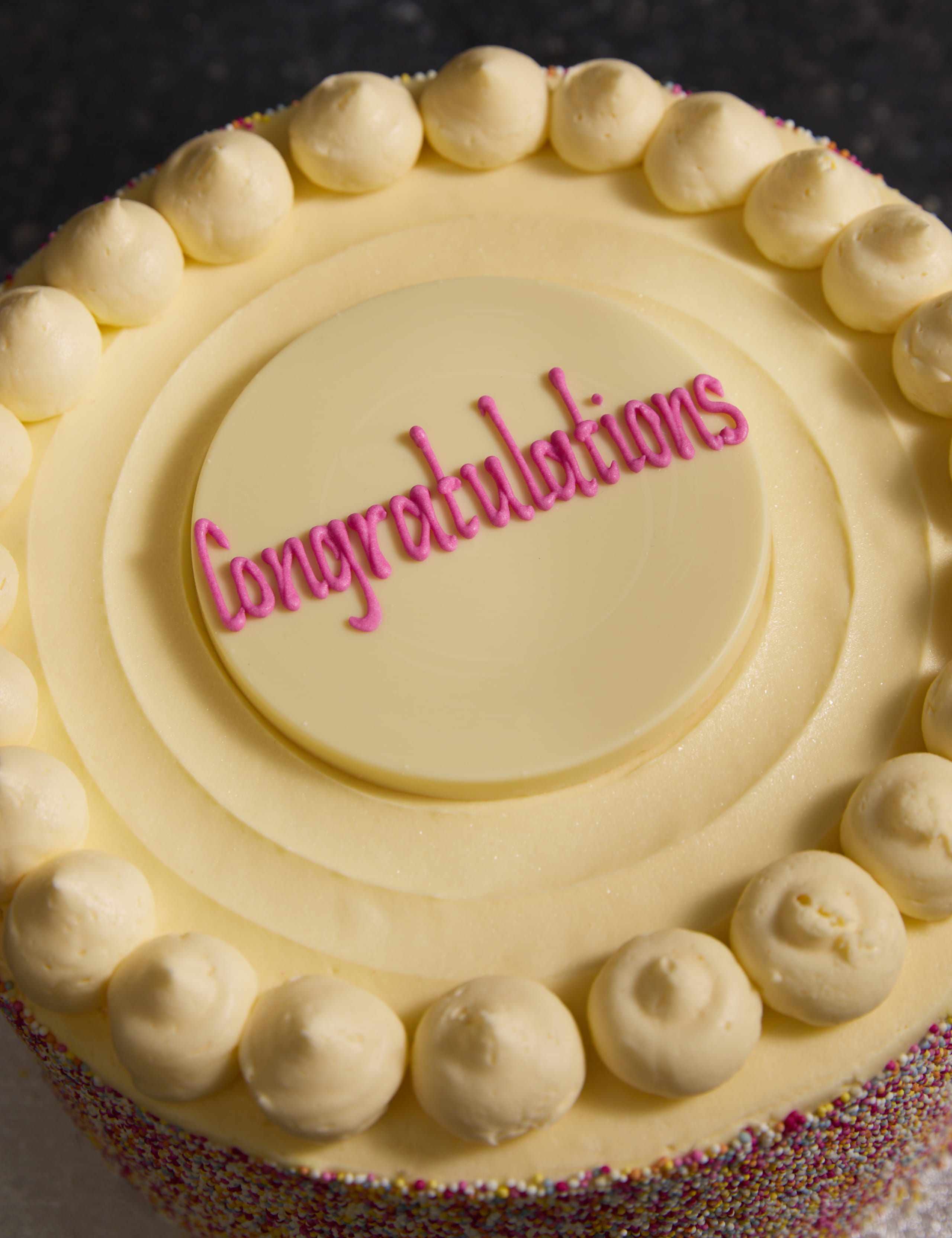 Personalised Extra Large Rainbow Layer Cake (Serves 32) 5 of 6