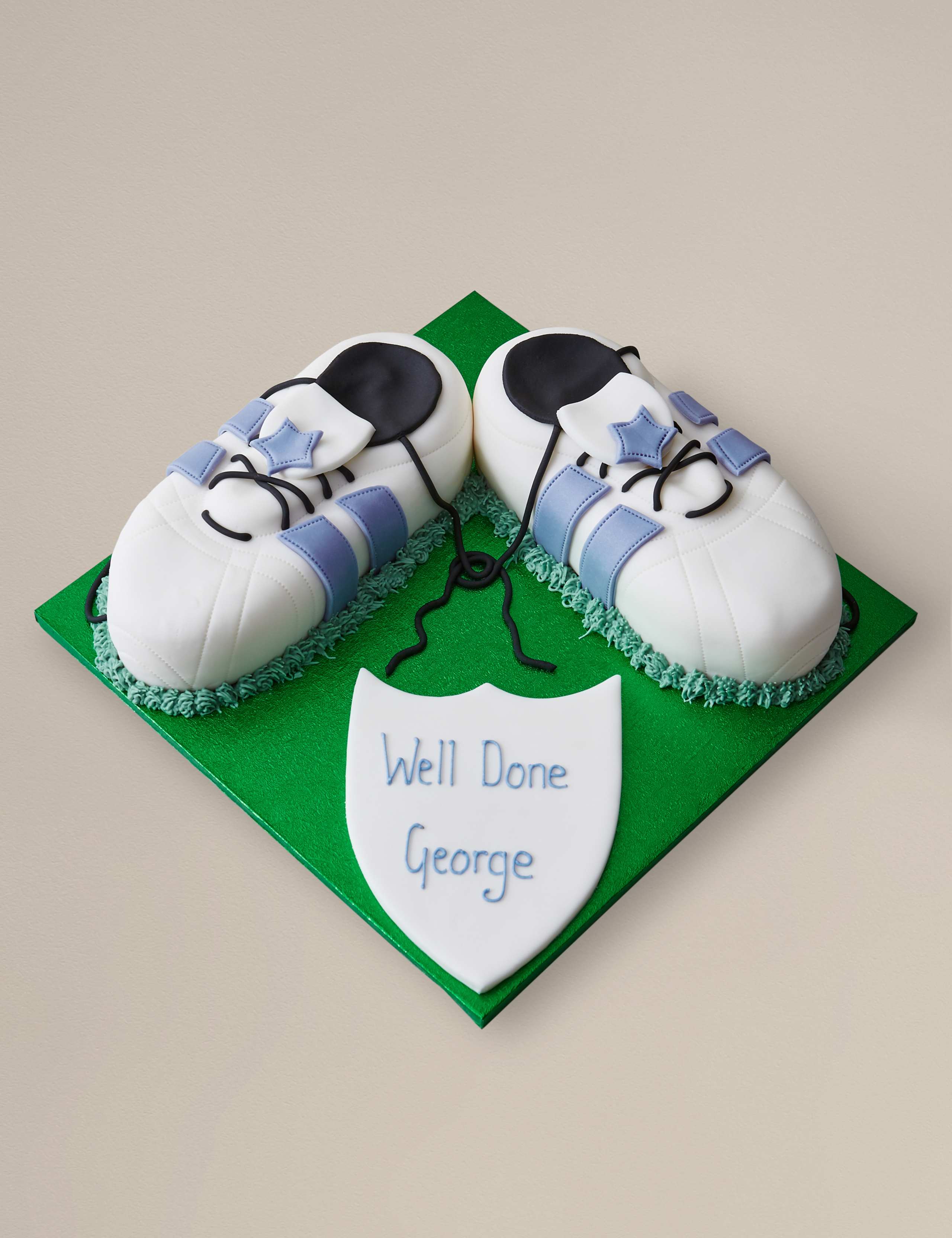 Sports Boots Cake - Blue 1 of 2
