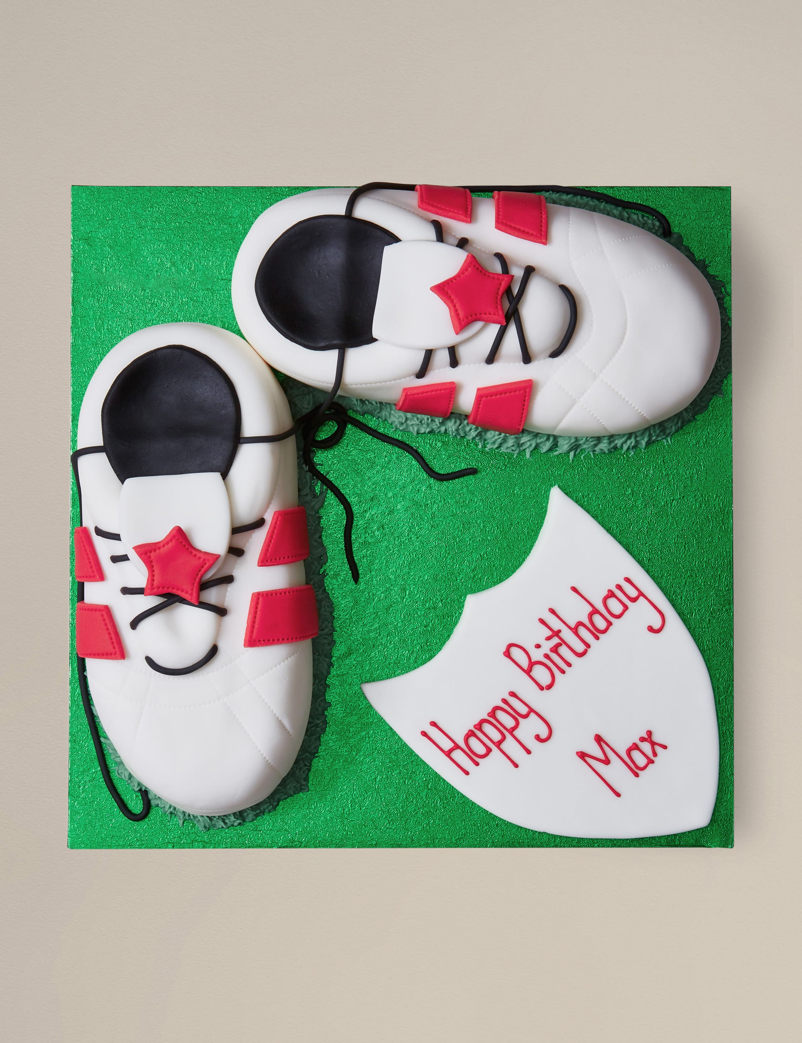Sports Boots Cake - Red 2 of 2