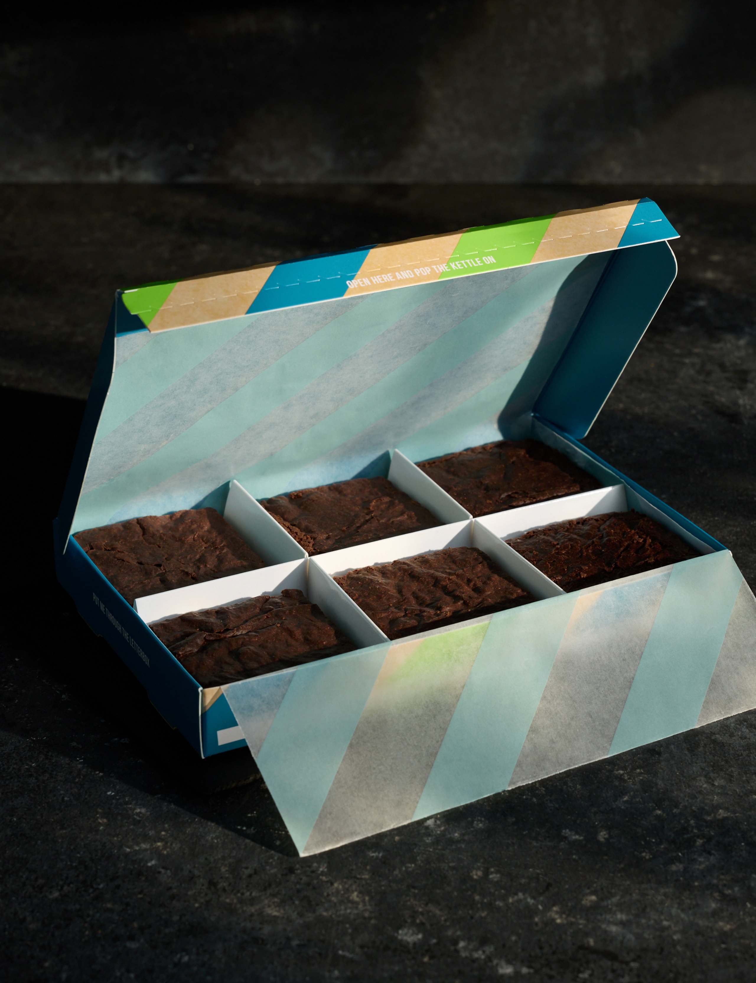 6 Plant Kitchen Chocolate Vegan Brownies Letterbox Gift 1 of 4