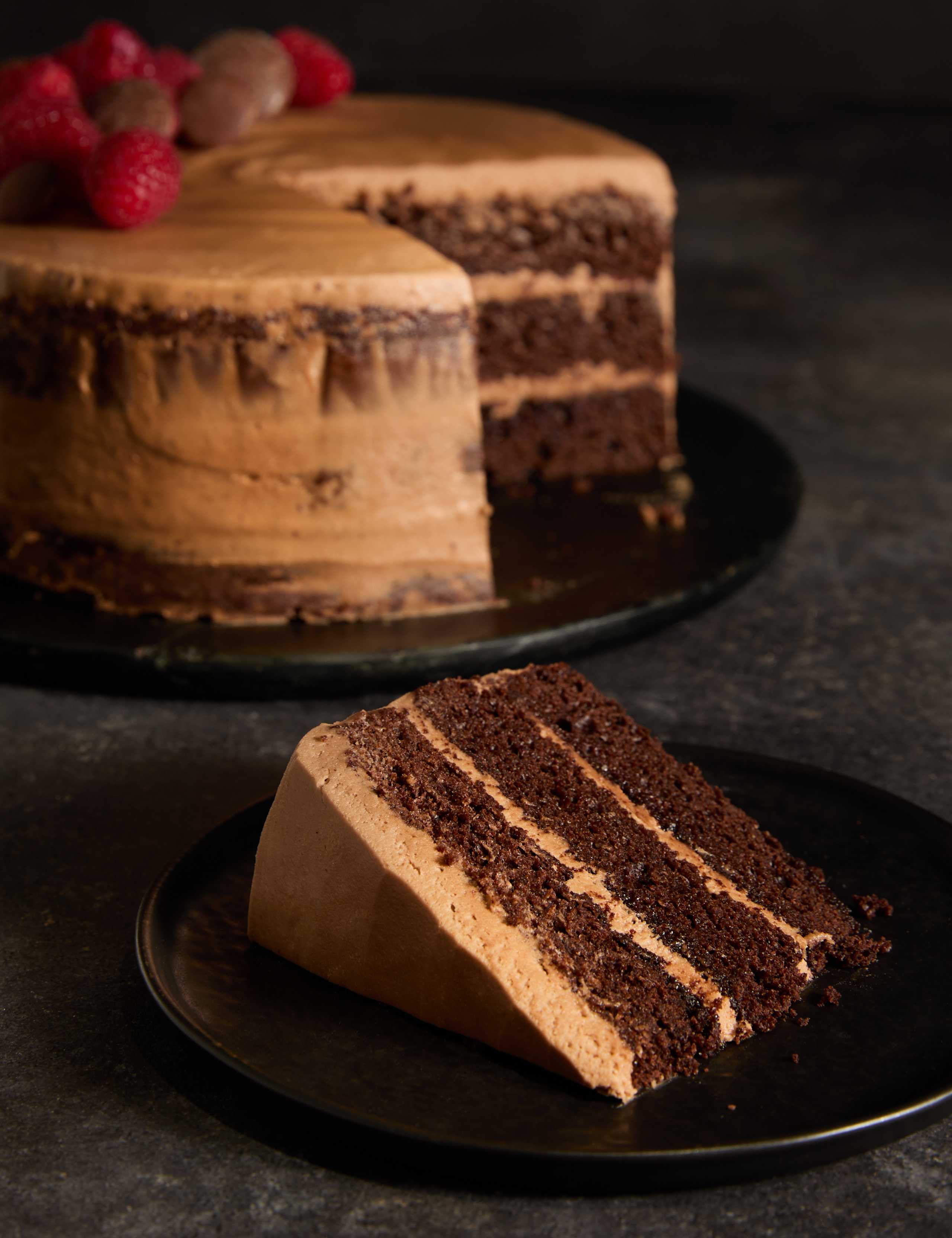 Chocolate Naked Cake (Serves 24) 3 of 6