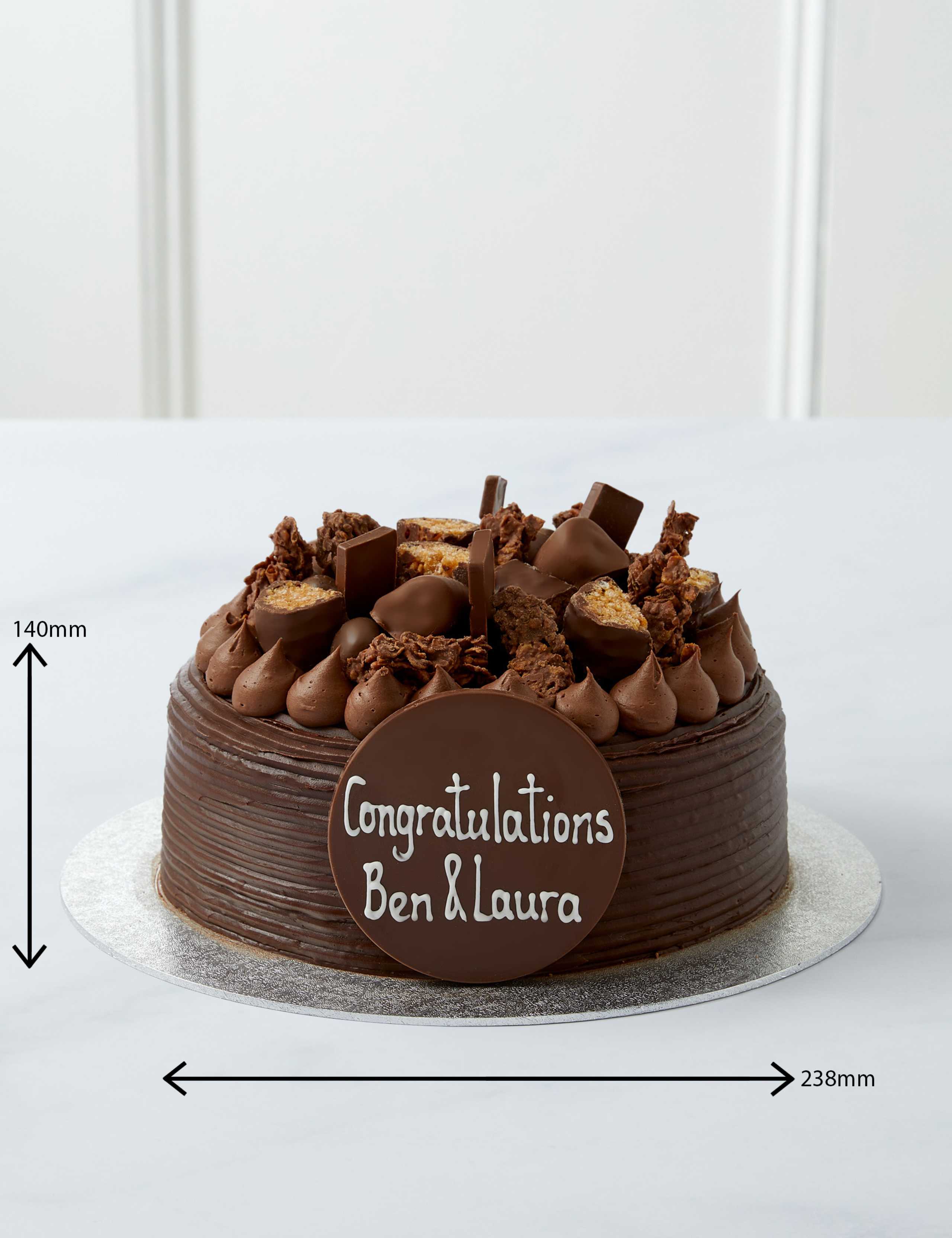 Personalised Extra Large Mini Bite Cake (Serves 24) 5 of 8