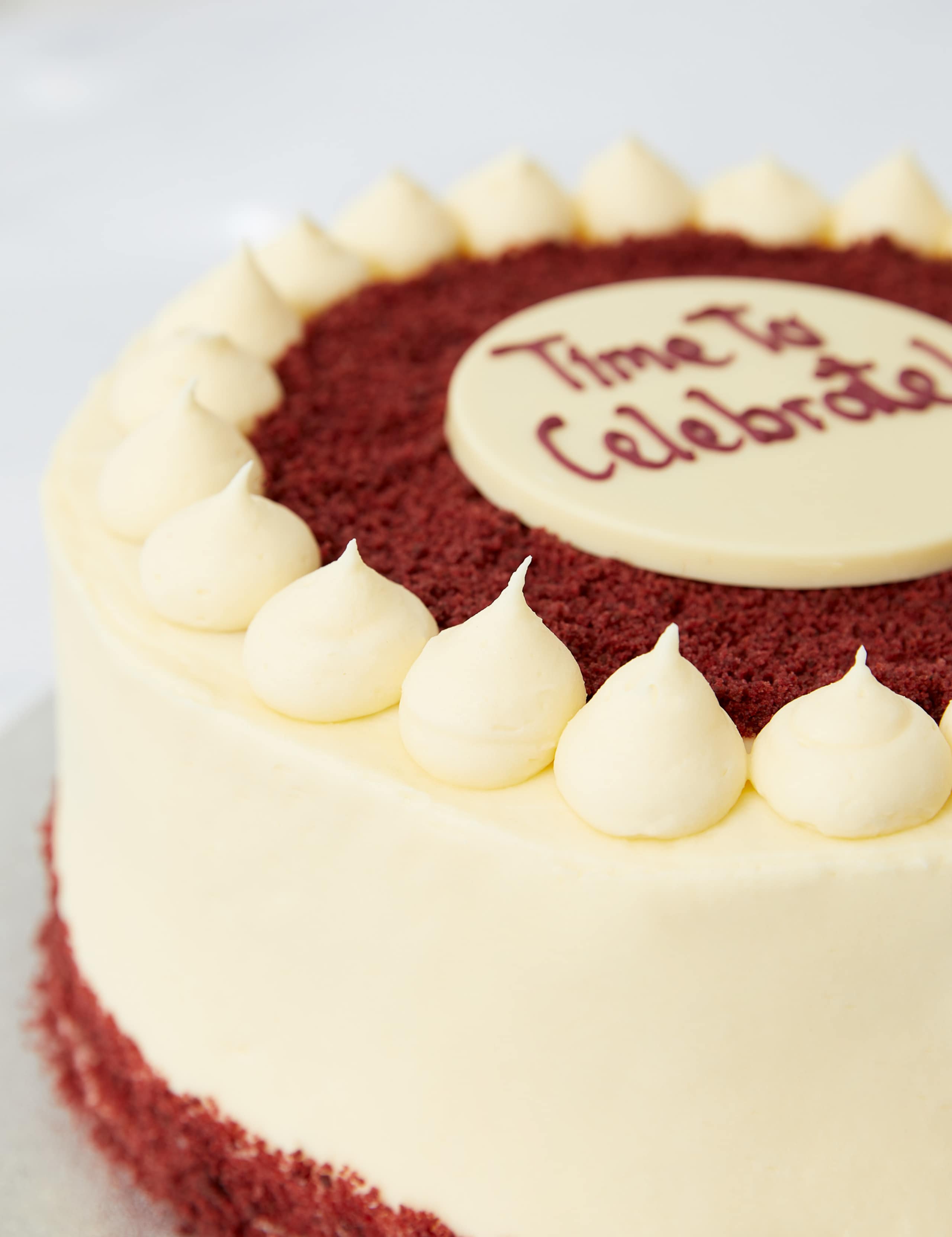 Personalised Extra Large Red Velvet Cake (Serves 24) 5 of 6