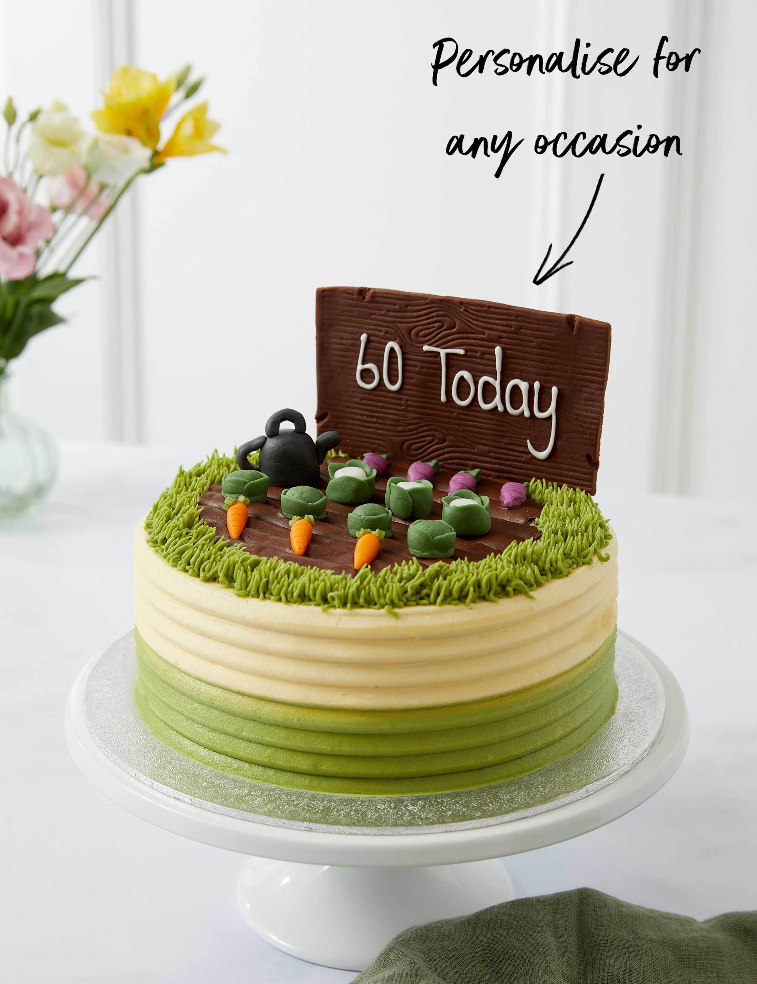 Personalised Gardening Cake (Serves 20) 4 of 8