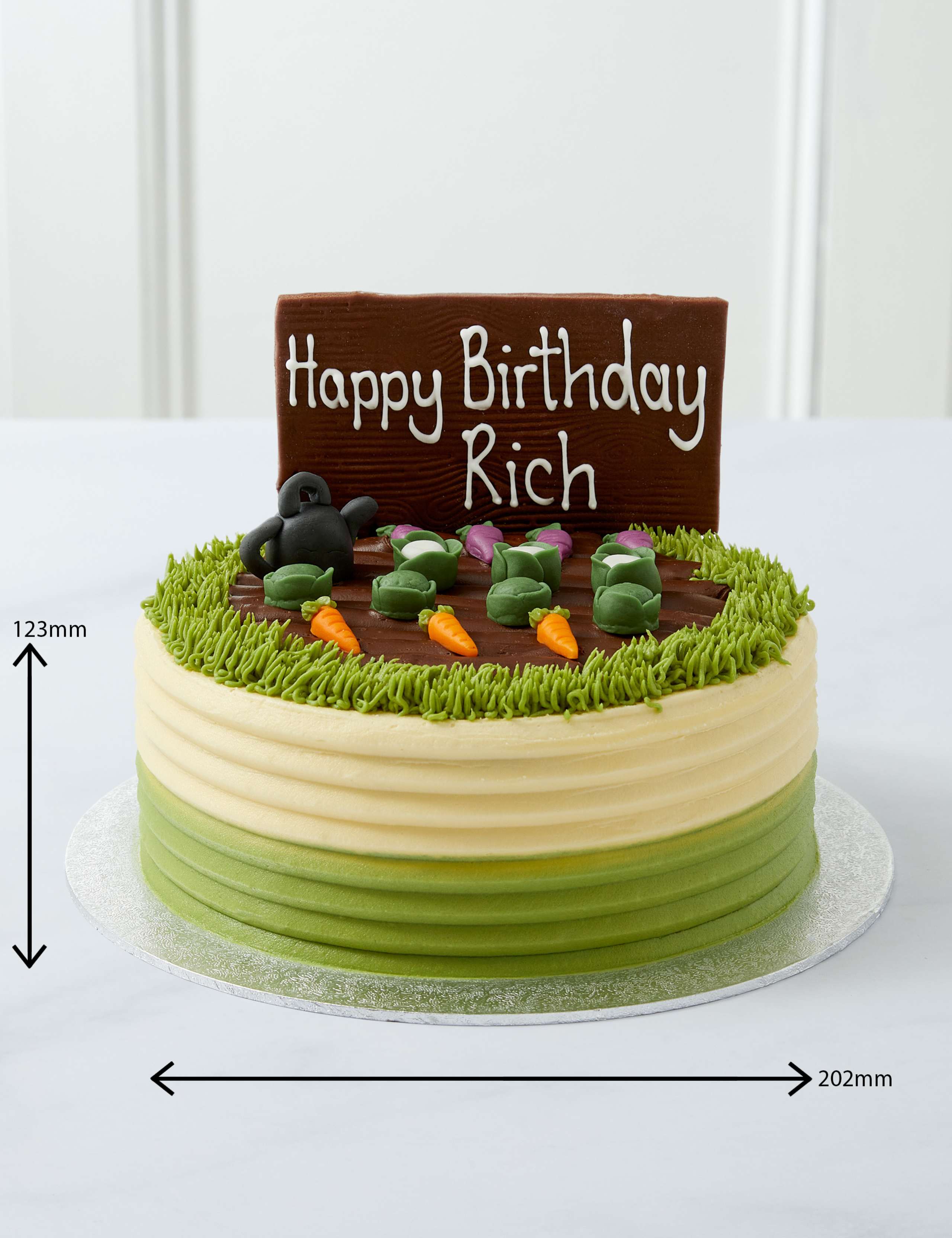 Personalised Gardening Cake (Serves 20) 5 of 8