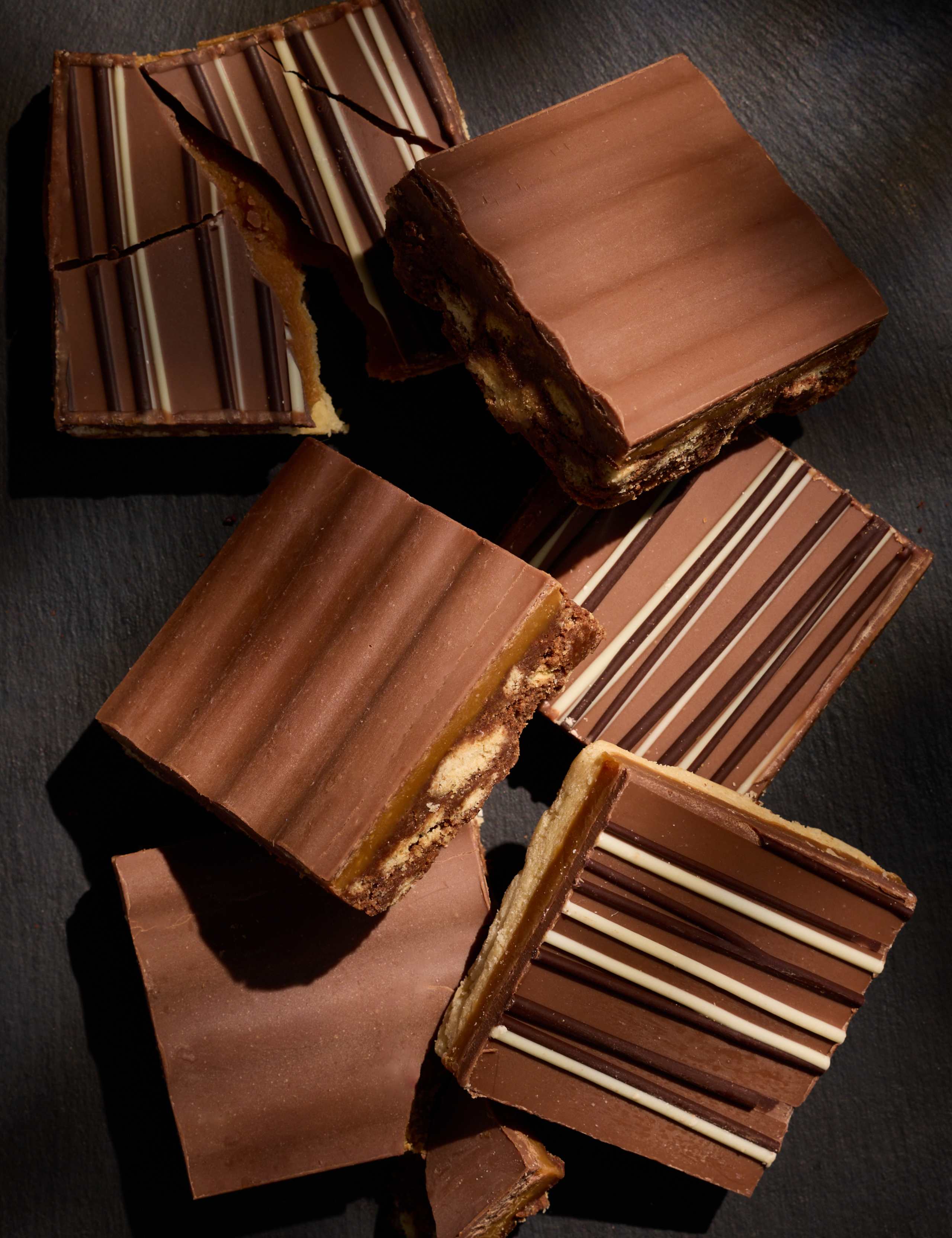 3 Millionaire's Shortbread & 3 Salted Caramel Chocolate Tiffin Letterbox Gift 3 of 4