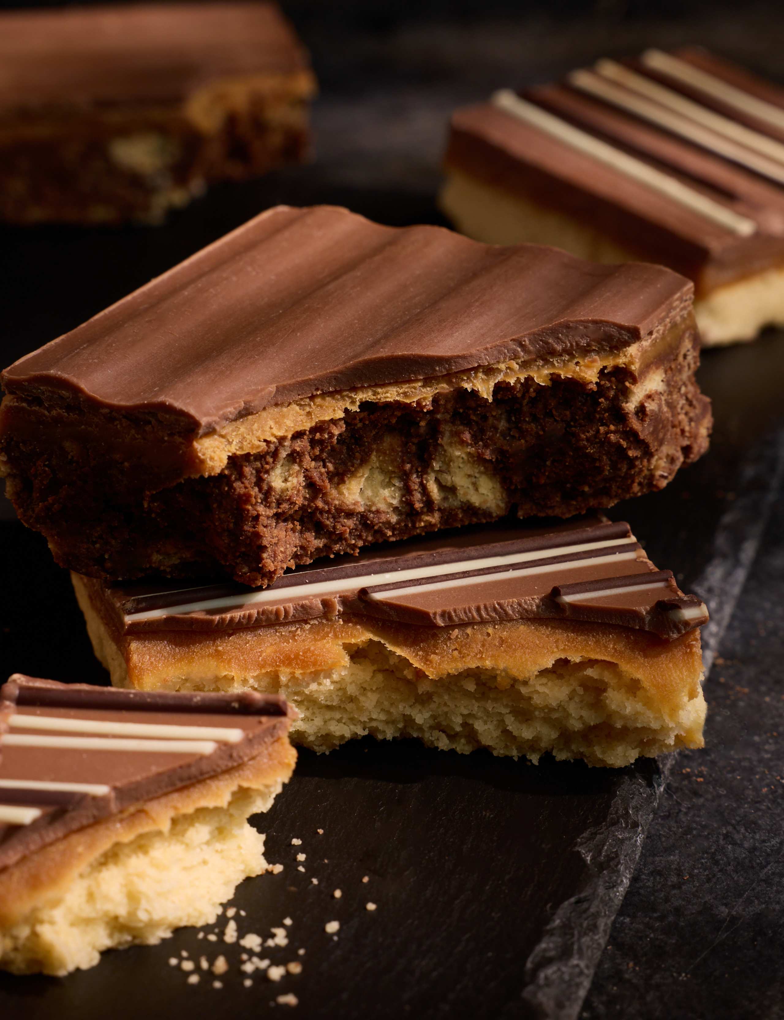 3 Millionaire's Shortbread & 3 Salted Caramel Chocolate Tiffin Letterbox Gift 2 of 4