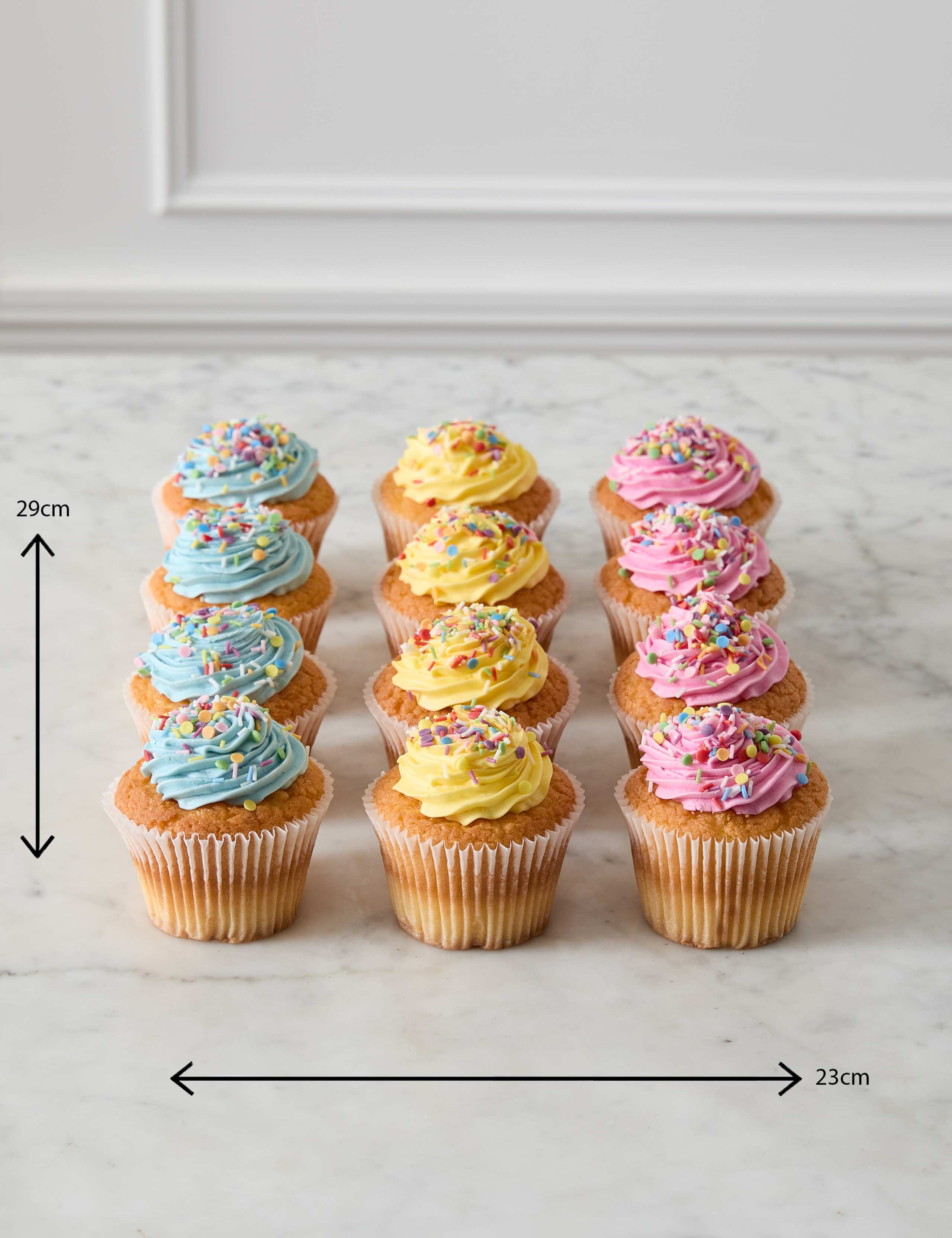 Vanilla Sprinkle Cupcake Selection (Serves 12) 3 of 4