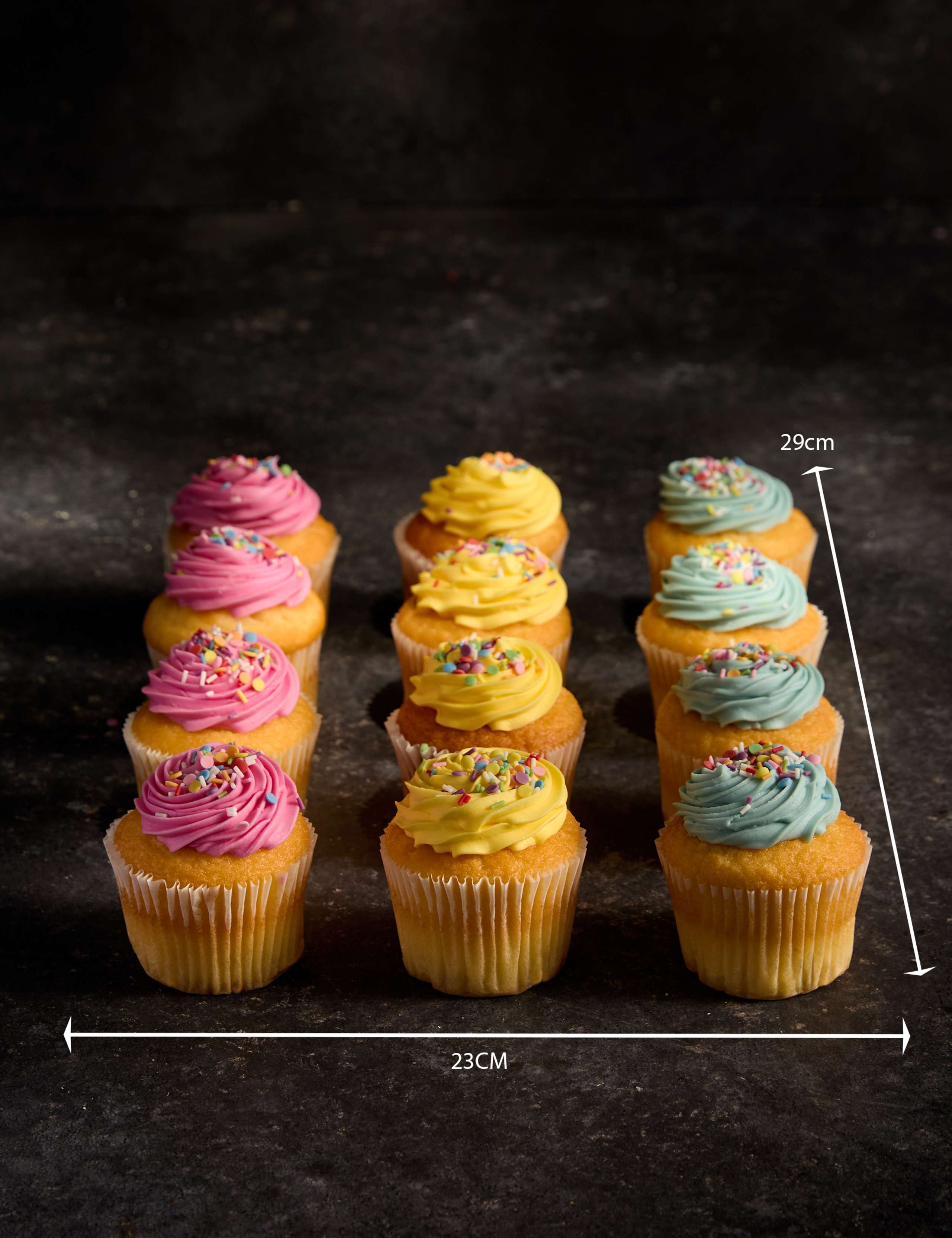 Vanilla Sprinkle Cupcake Selection (Serves 12) 4 of 5