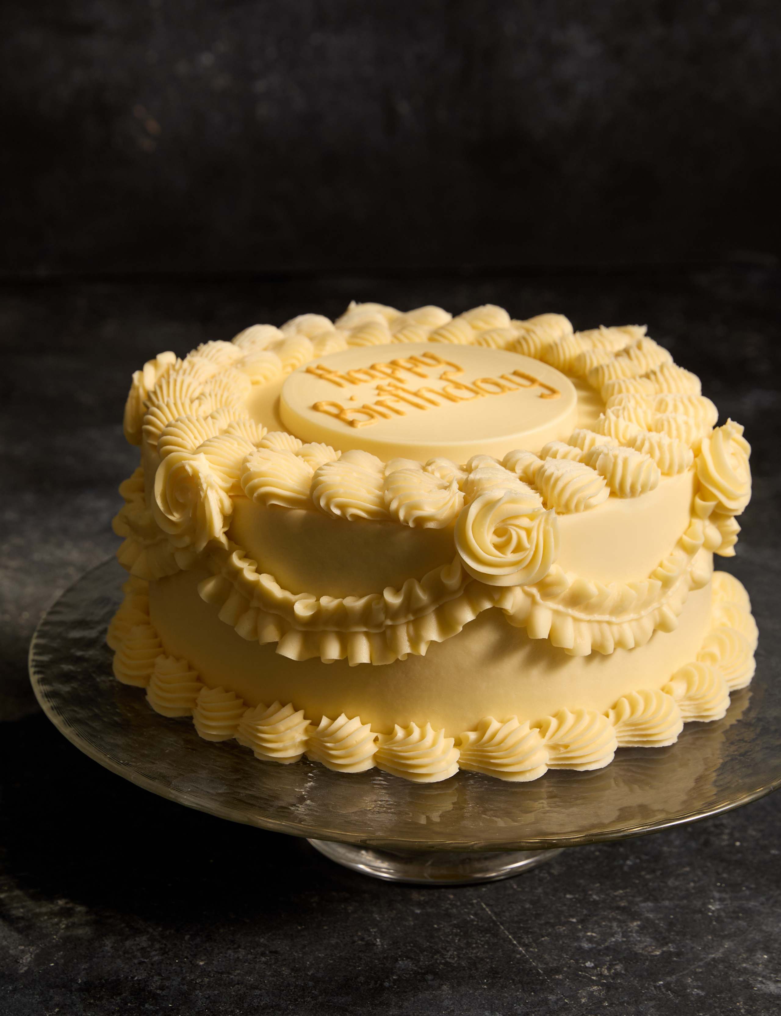 Personalised Vintage Party Cake (Serves 20) 1 of 7