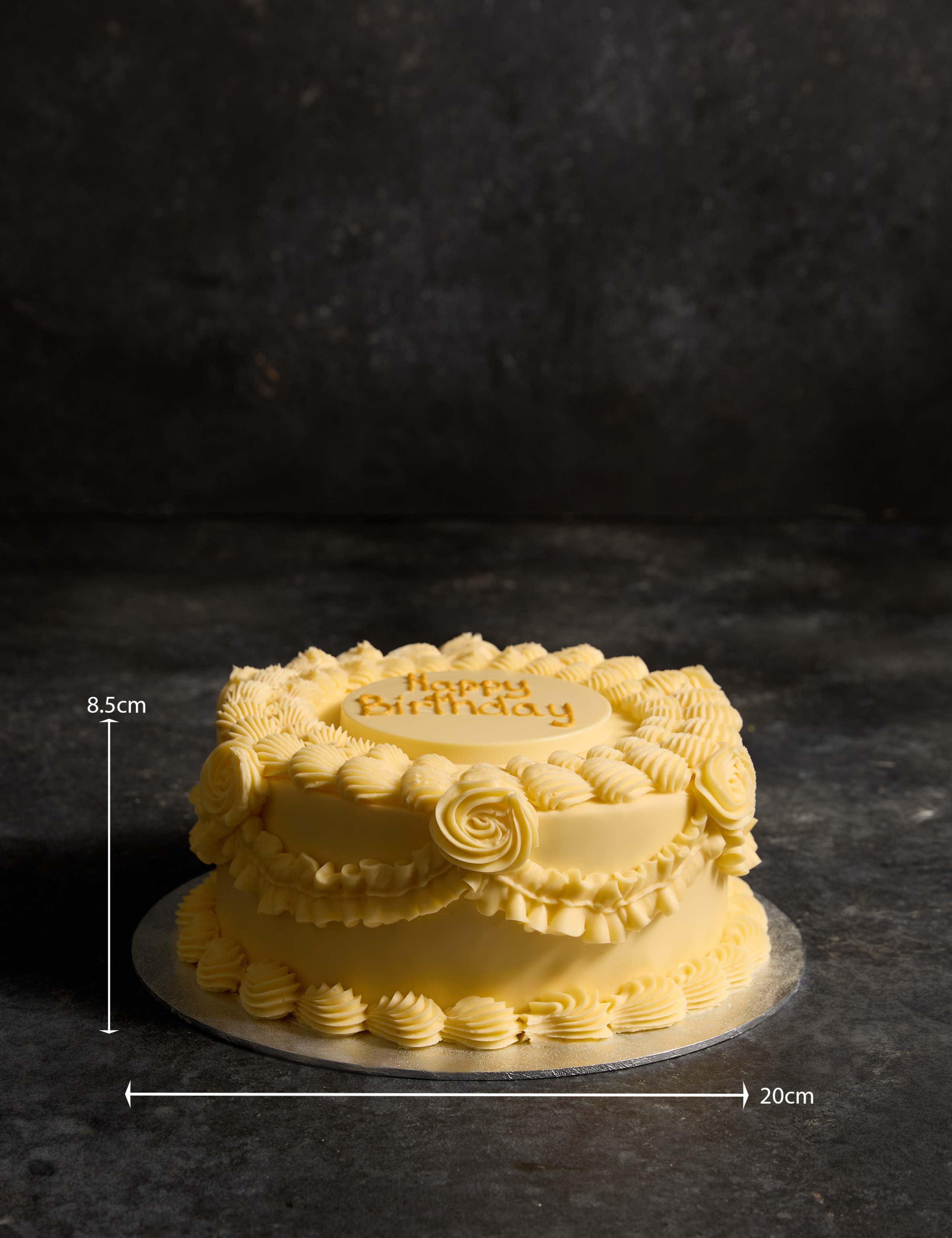 Personalised Vintage Party Cake (Serves 20) 4 of 7