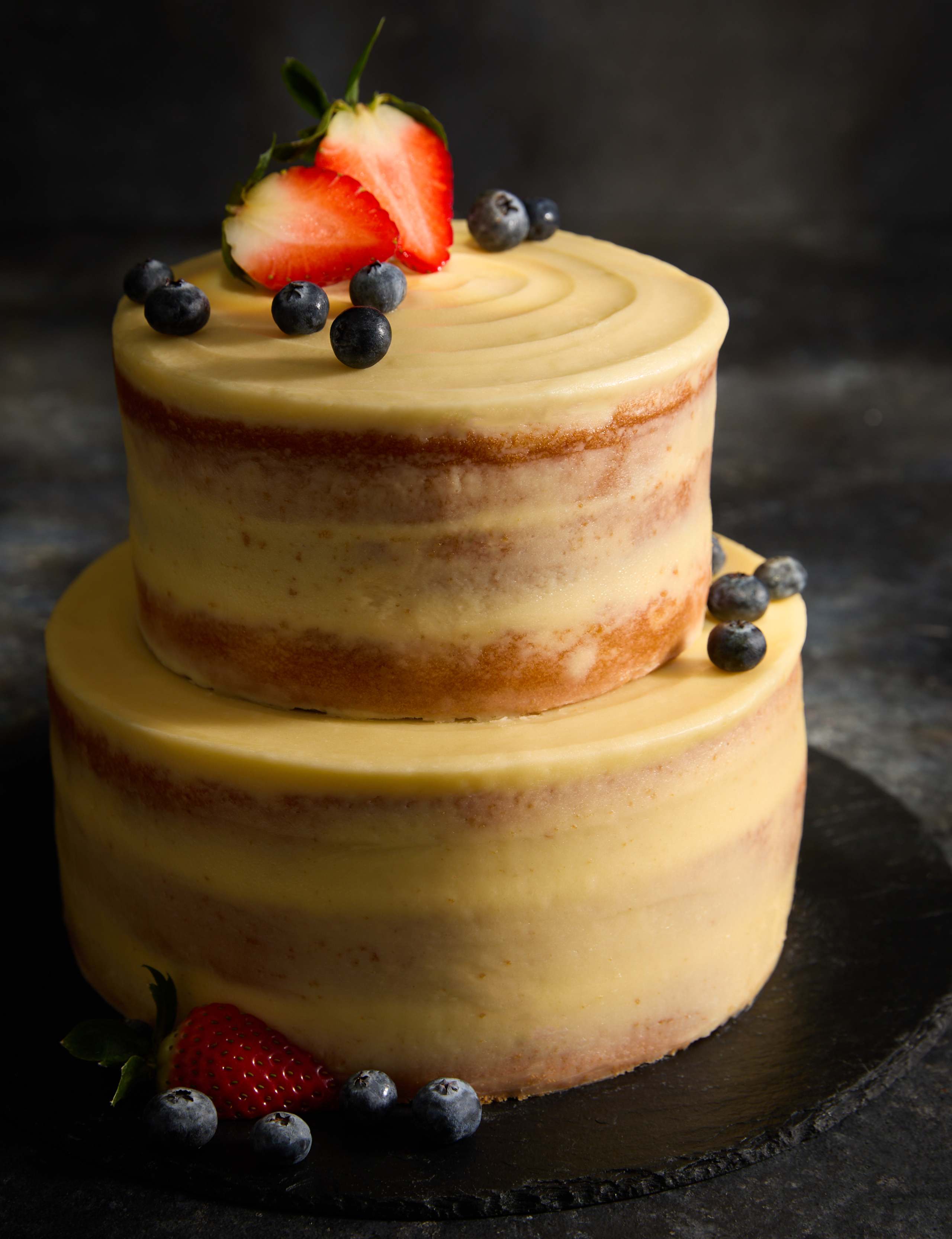 Lemon Two Tier Naked Cake (Serves 36) 6 of 7