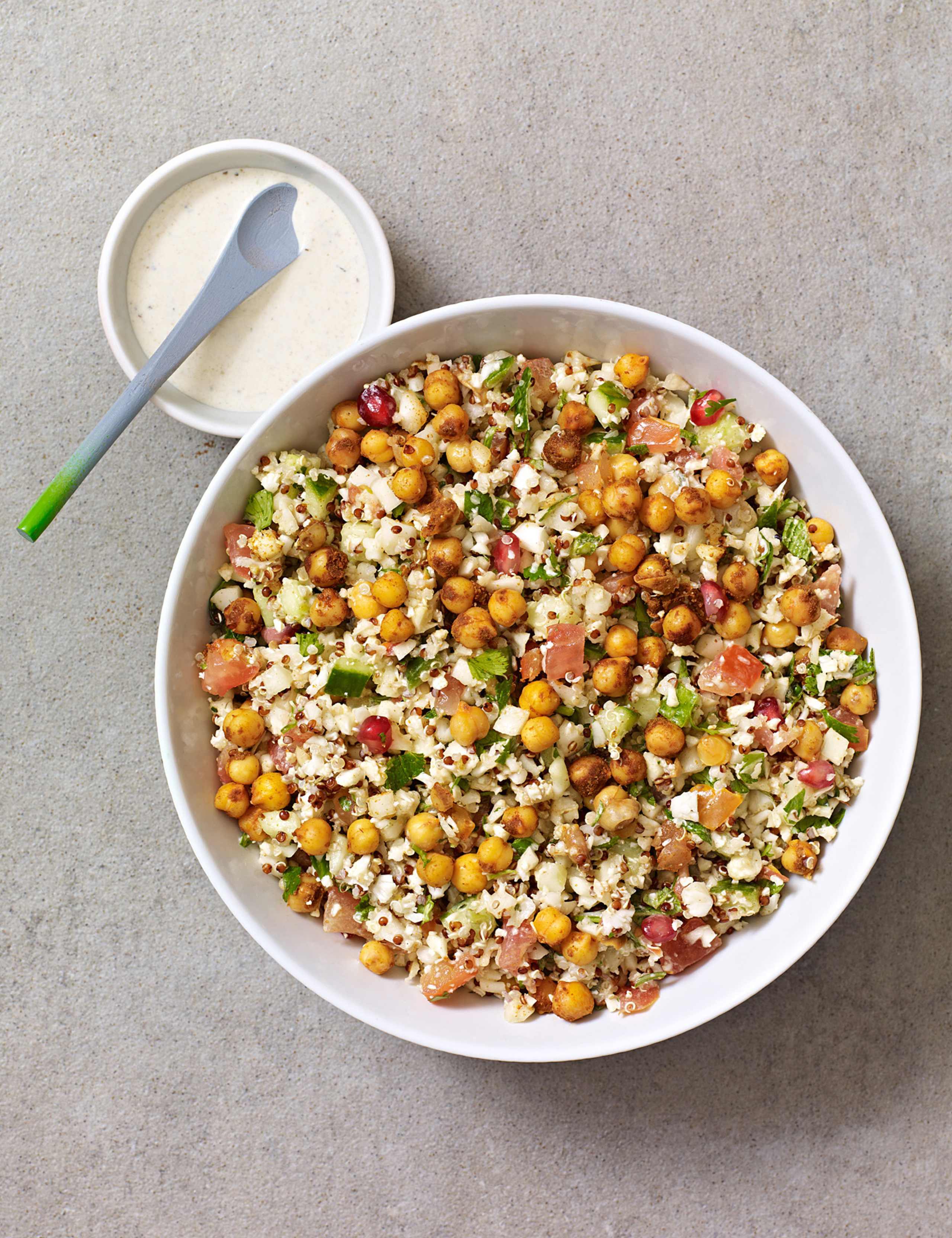 Cauliflower & Harissa Chickpea Salad 1 of 3