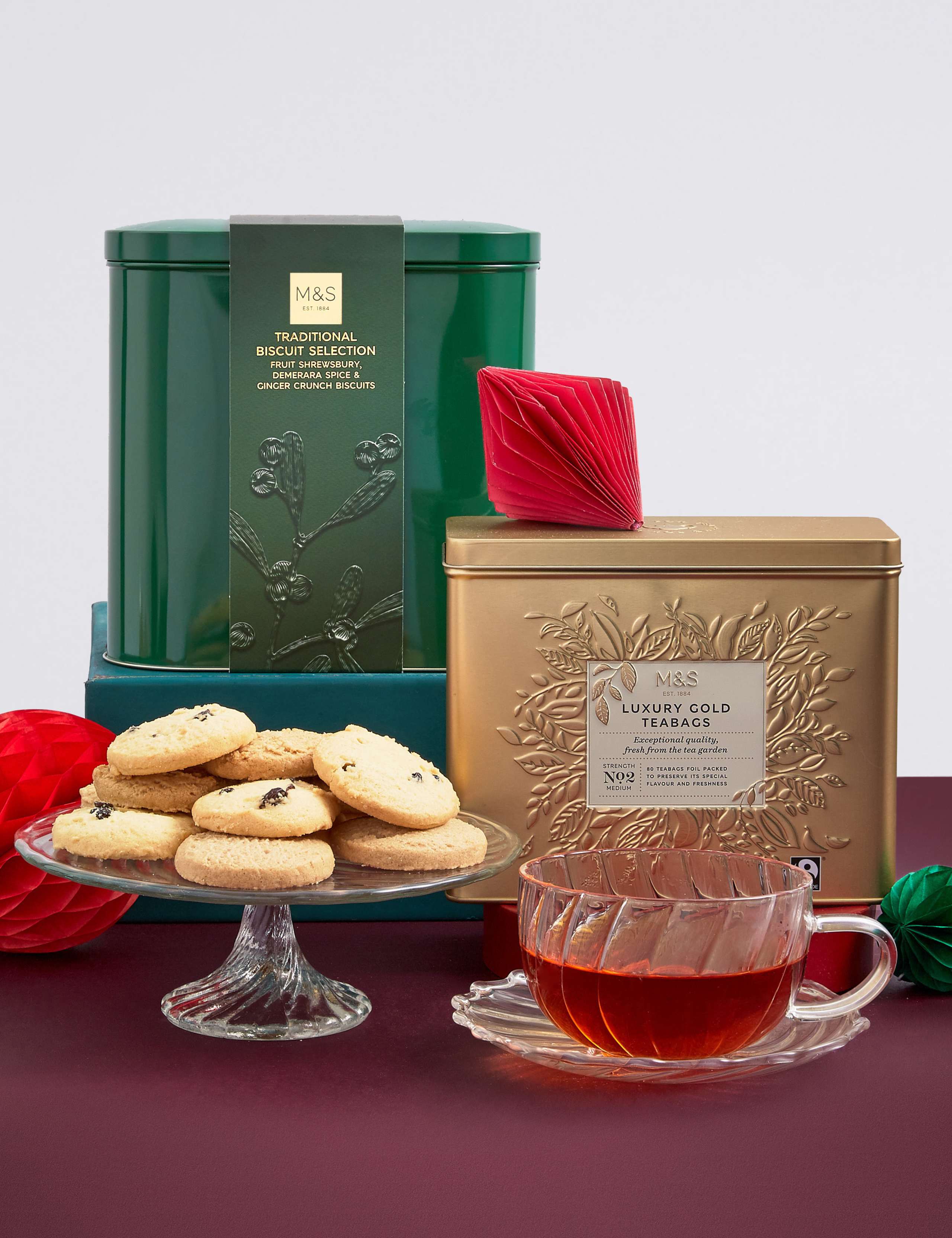 Christmas Family Biscuit and Tea Selection 1 of 3