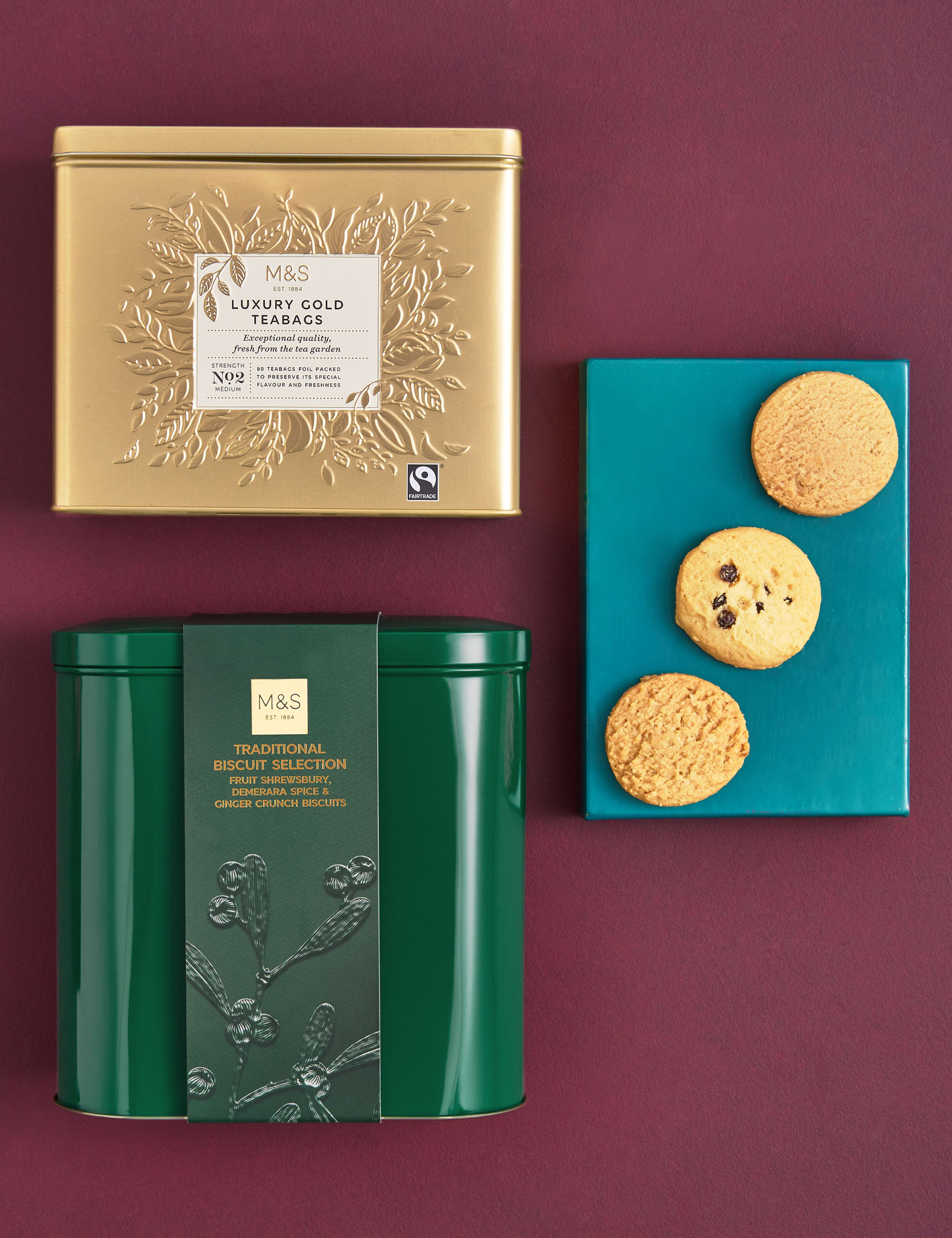Christmas Family Biscuit and Tea Selection 2 of 3